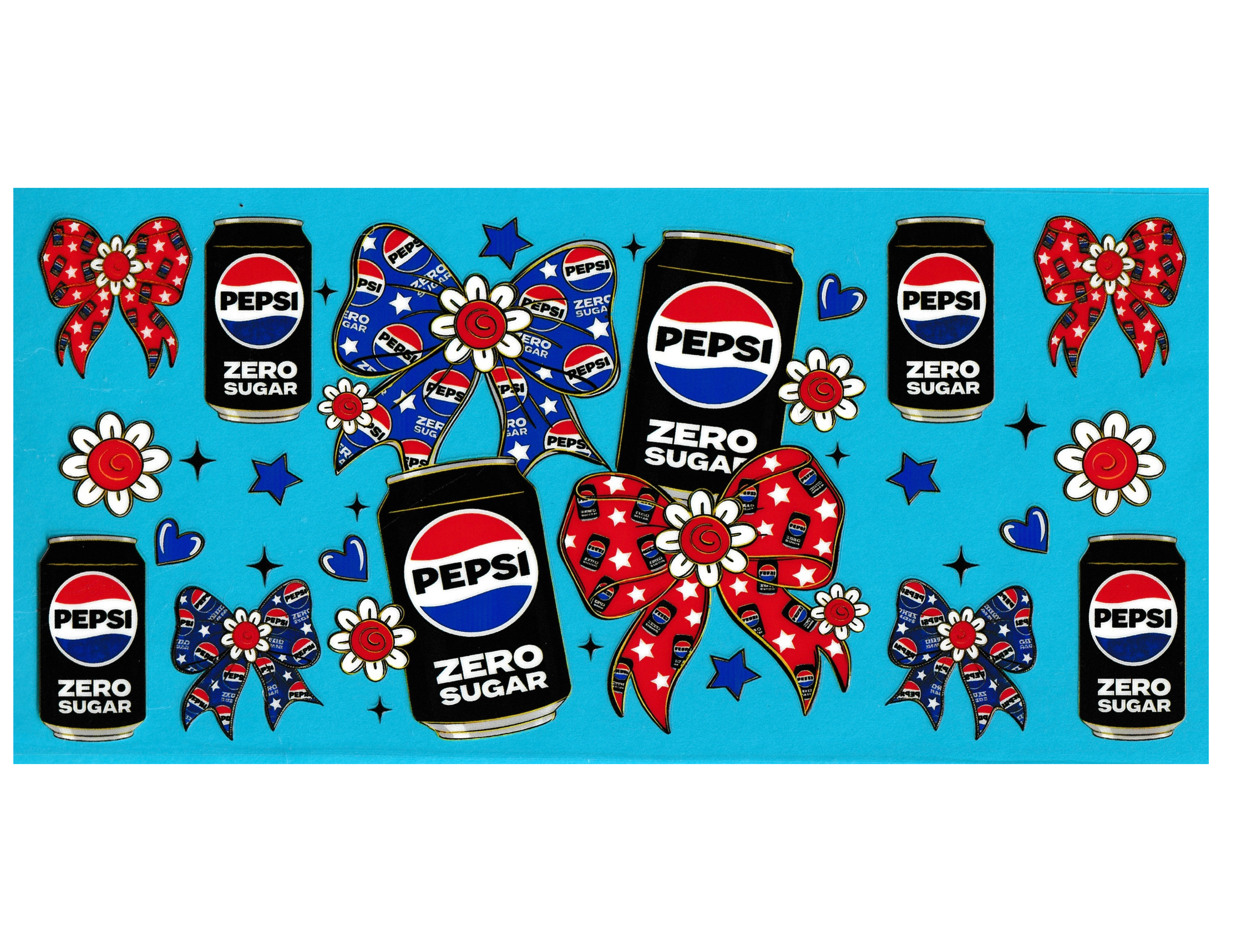 16oz Cup Wrap Pepsi Zero