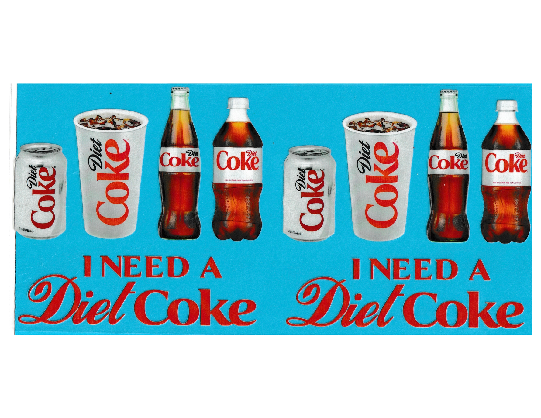 16oz Cup Wrap Diet Coke