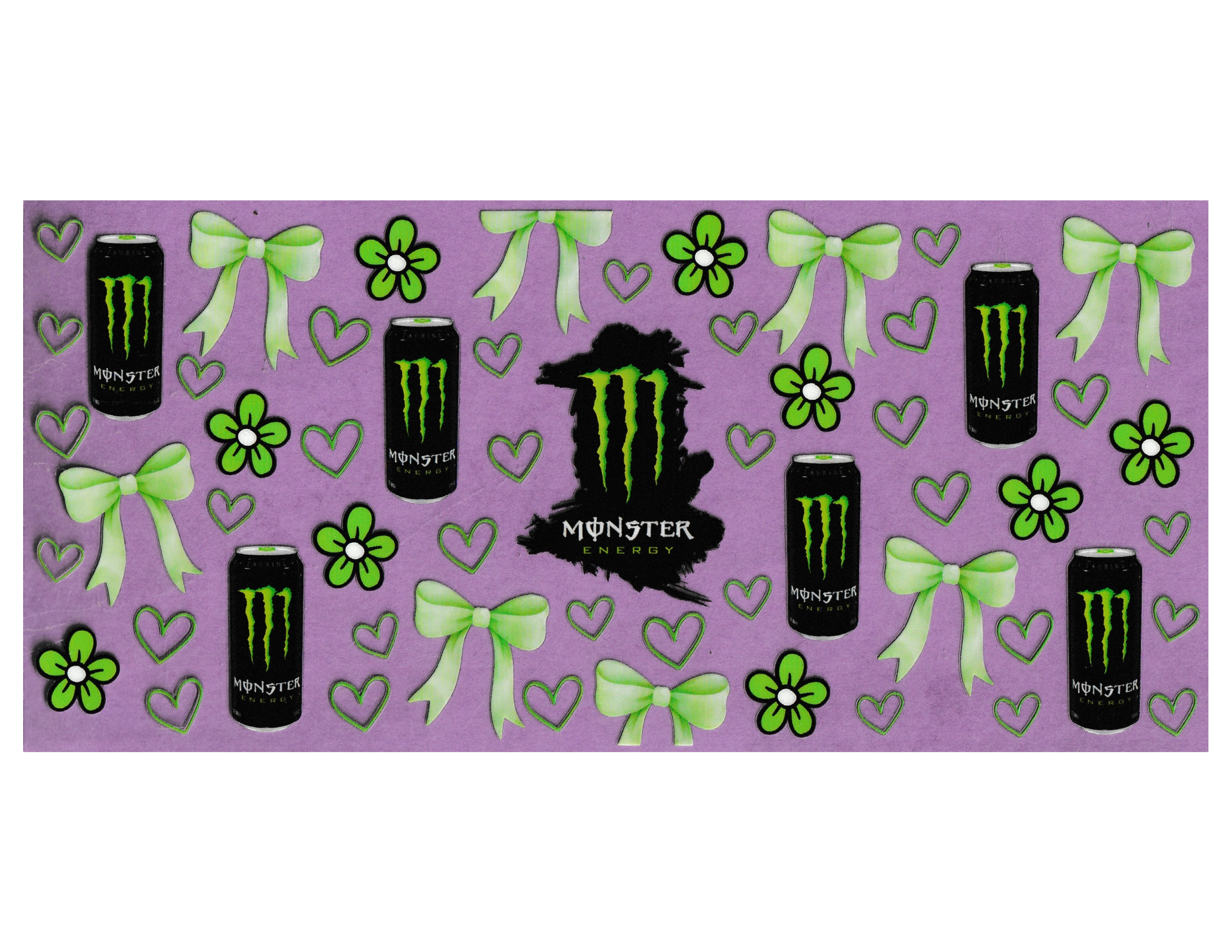 16oz Cup Wrap Monster