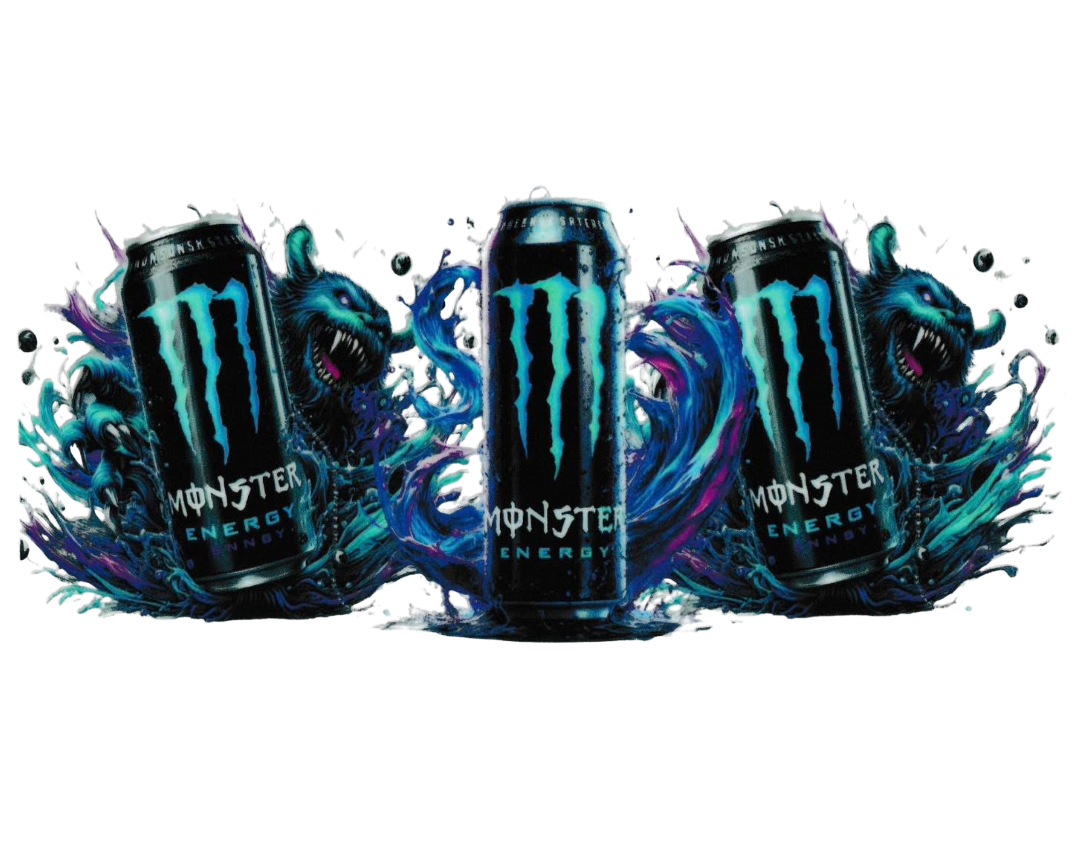 16oz Cup Wrap Monster