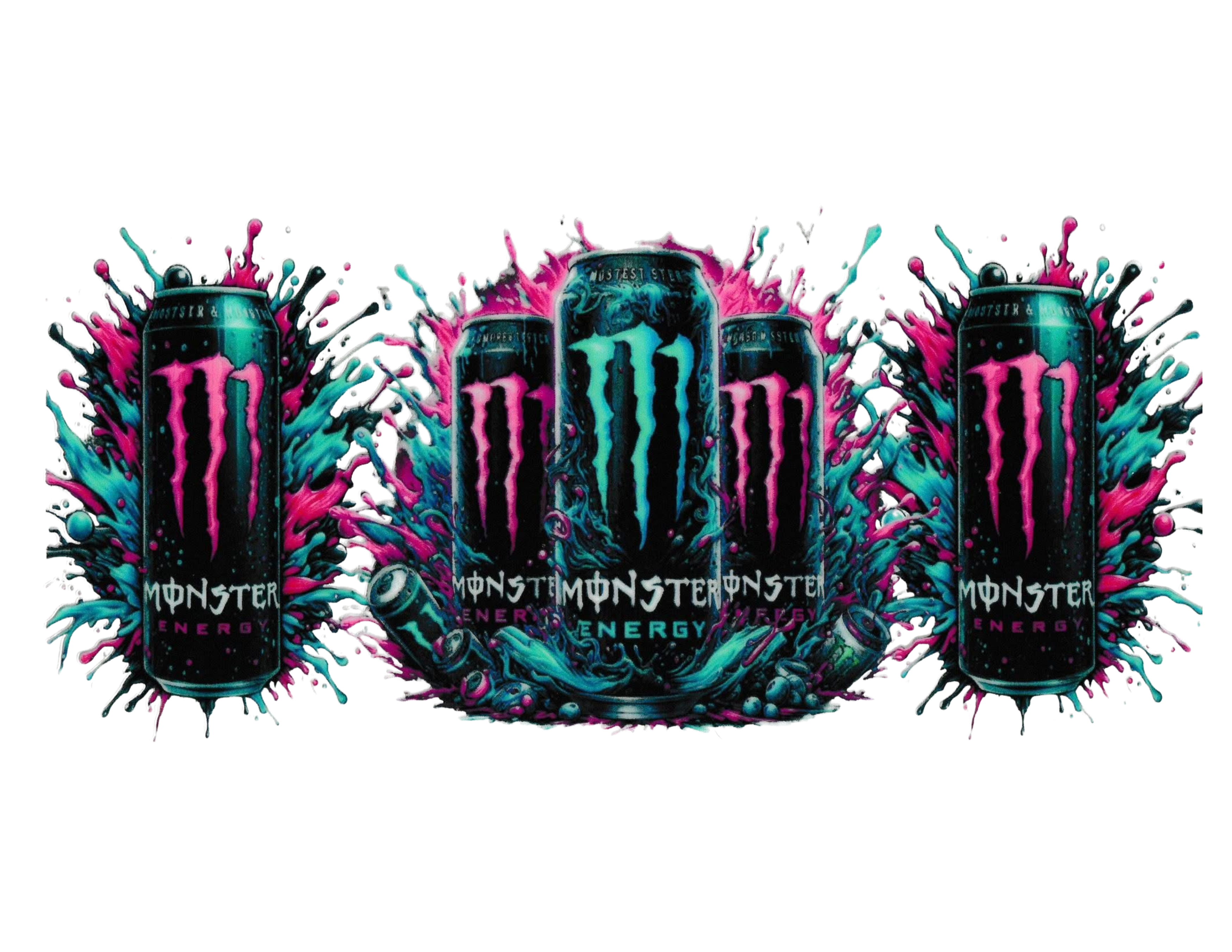 16oz Cup Wrap Monster