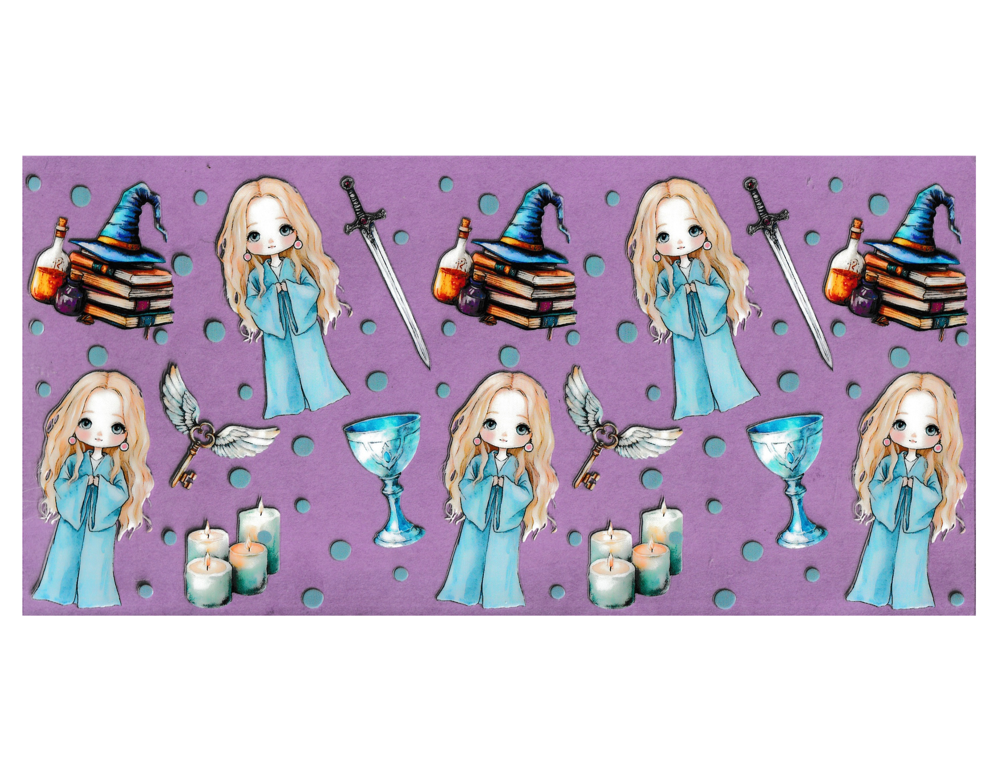 16oz Cup Wrap HP Characters