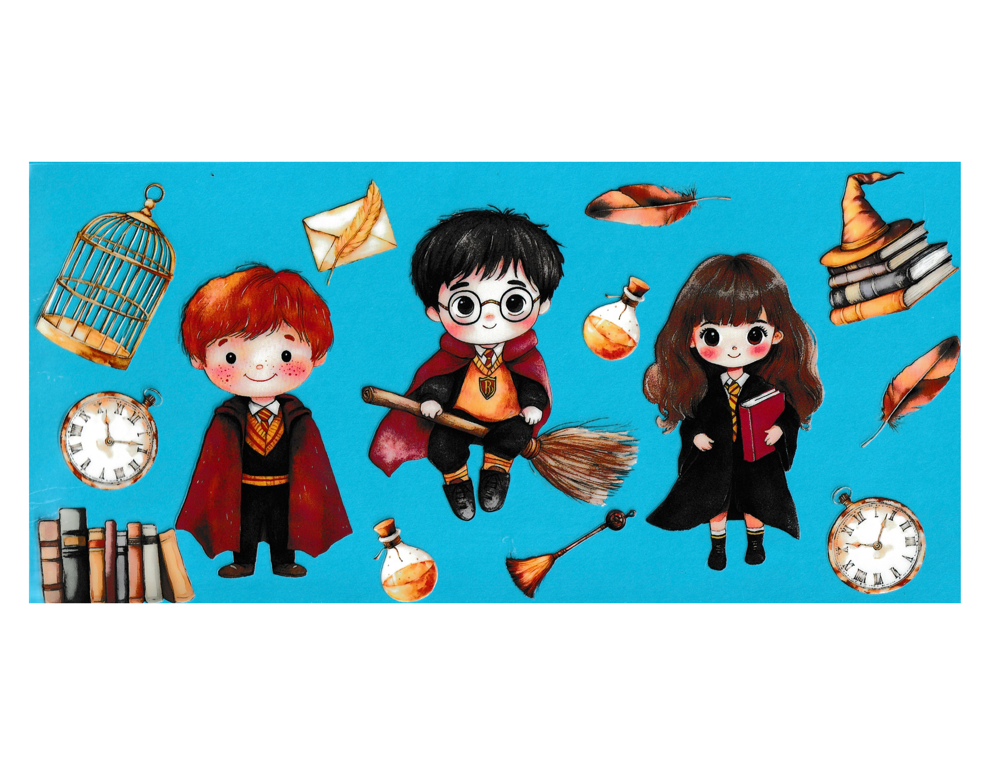 16oz Cup Wrap HP Characters