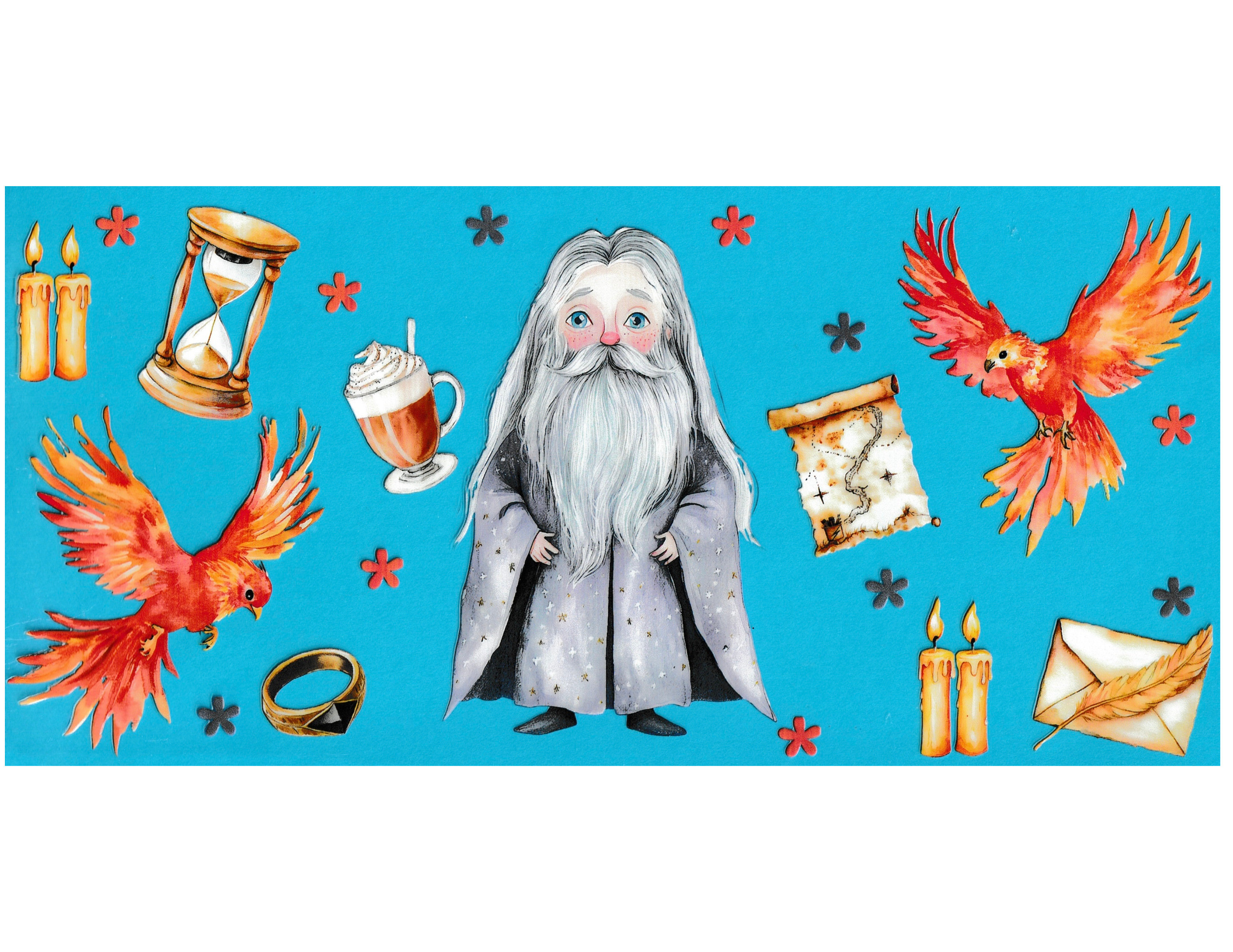 16oz Cup Wrap HP Characters