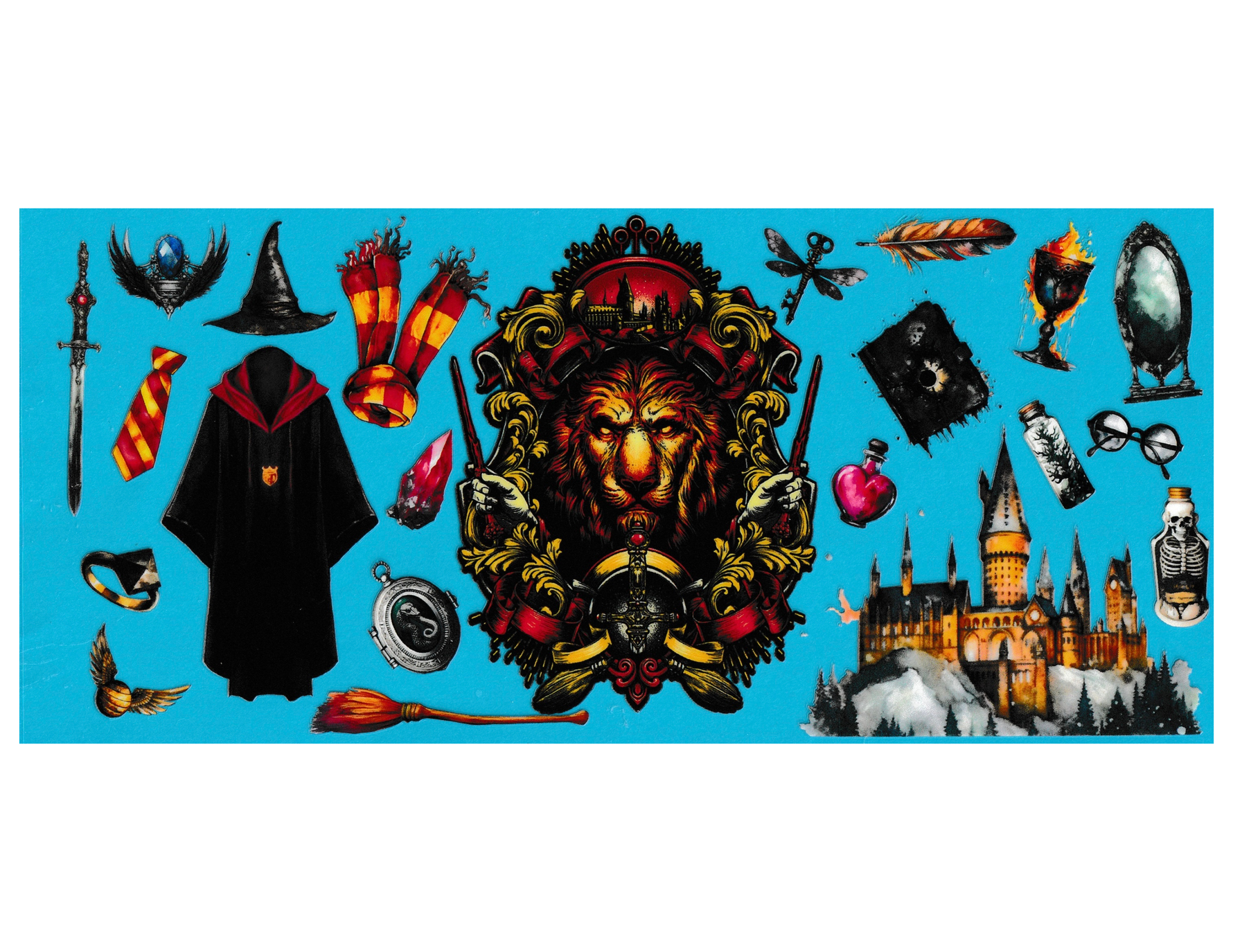 16oz Cup Wrap HP Houses