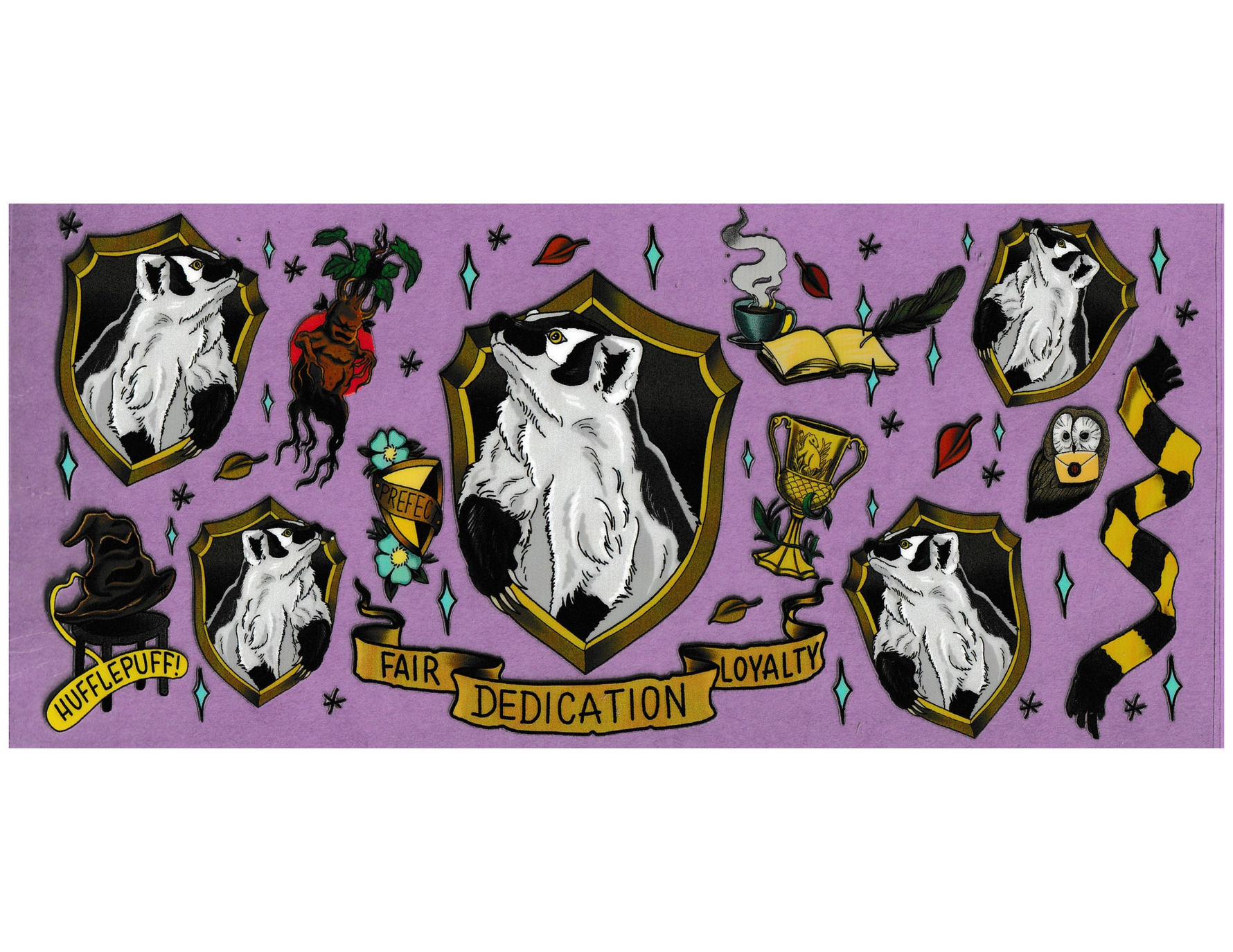 16oz Cup Wrap HP Houses