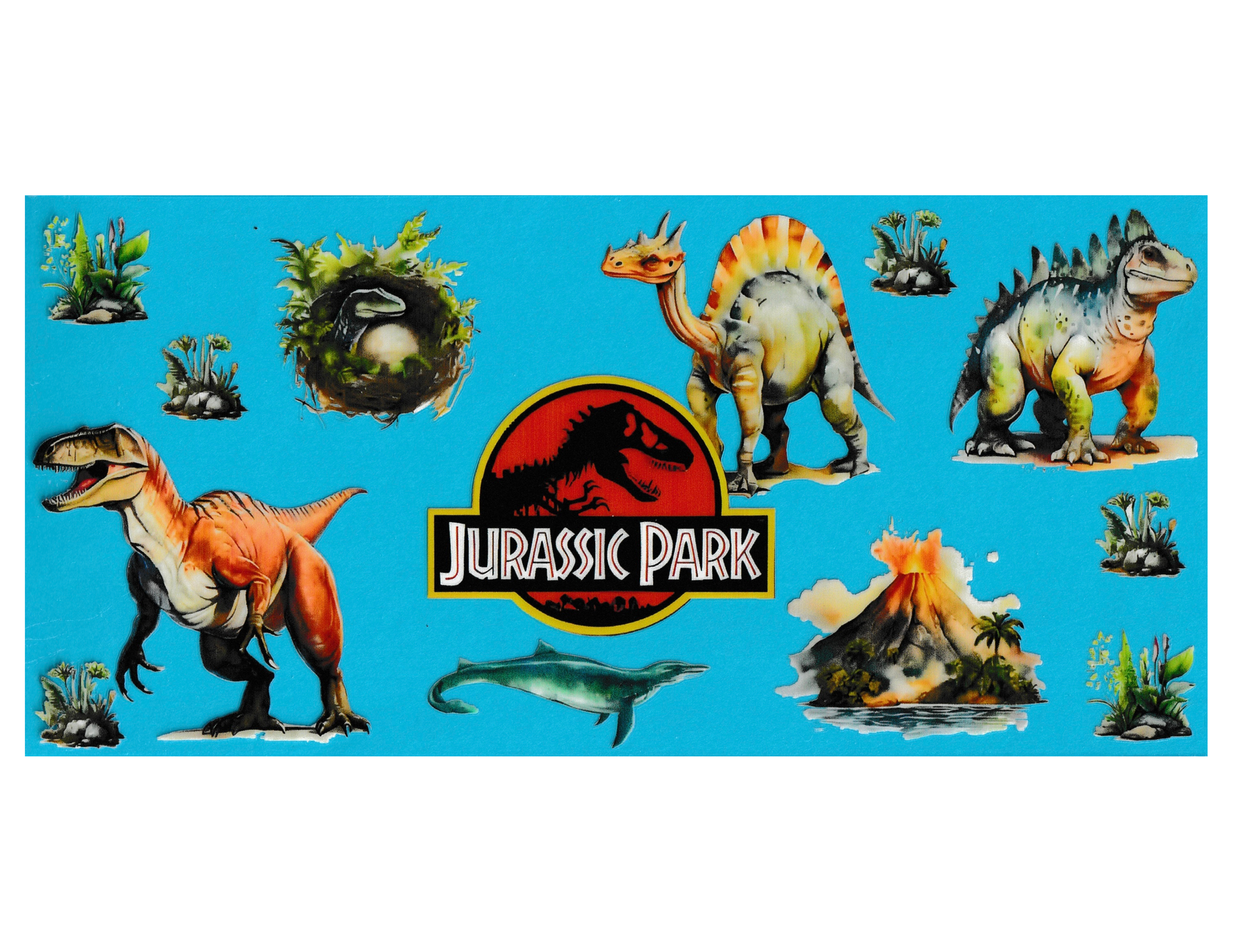 16oz Cup Wrap Dinosaur Movie