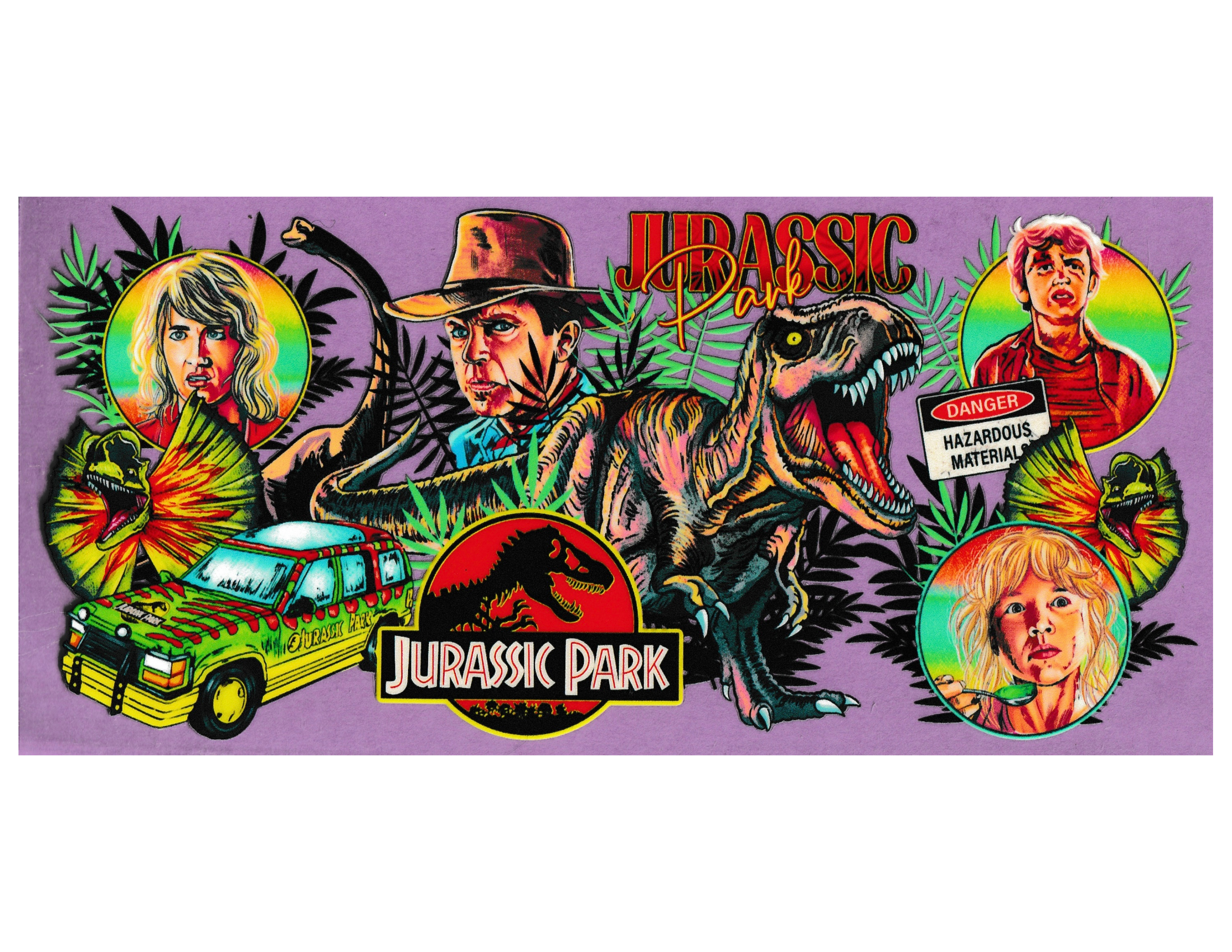 16oz Cup Wrap Dinosaur Movie