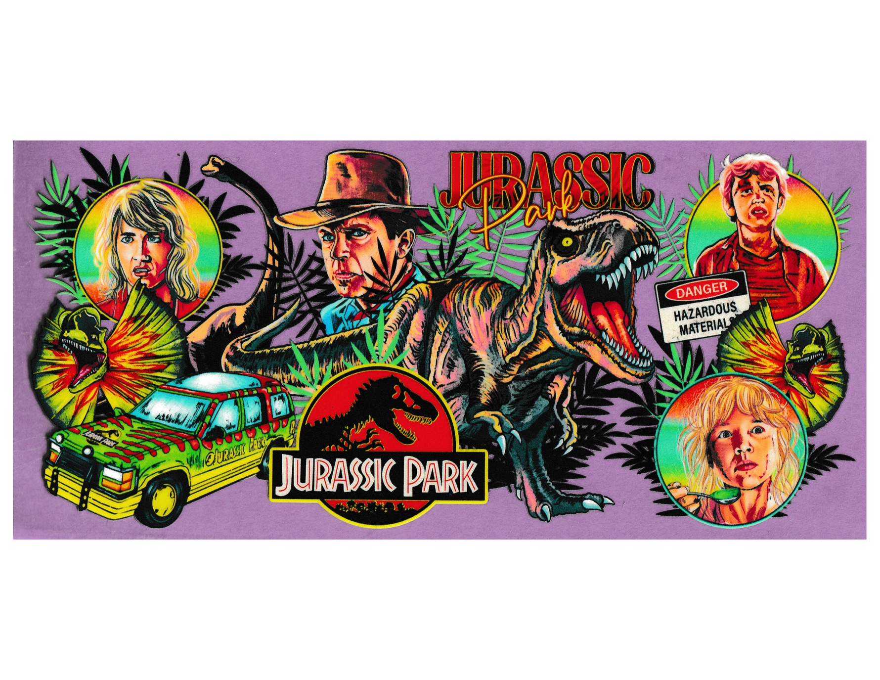 16oz Cup Wrap Dinosaur Movie