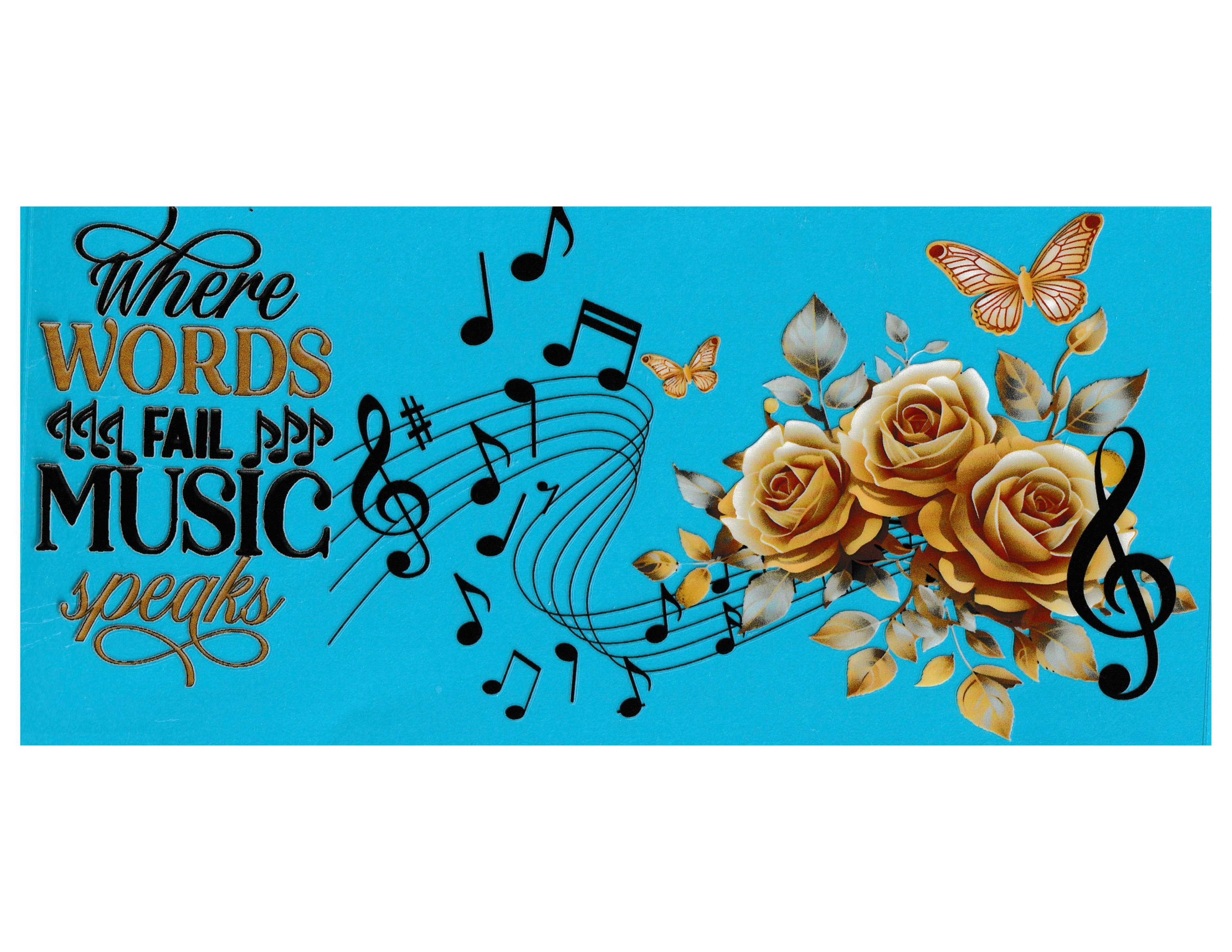 16oz Cup Wrap Music Speaks