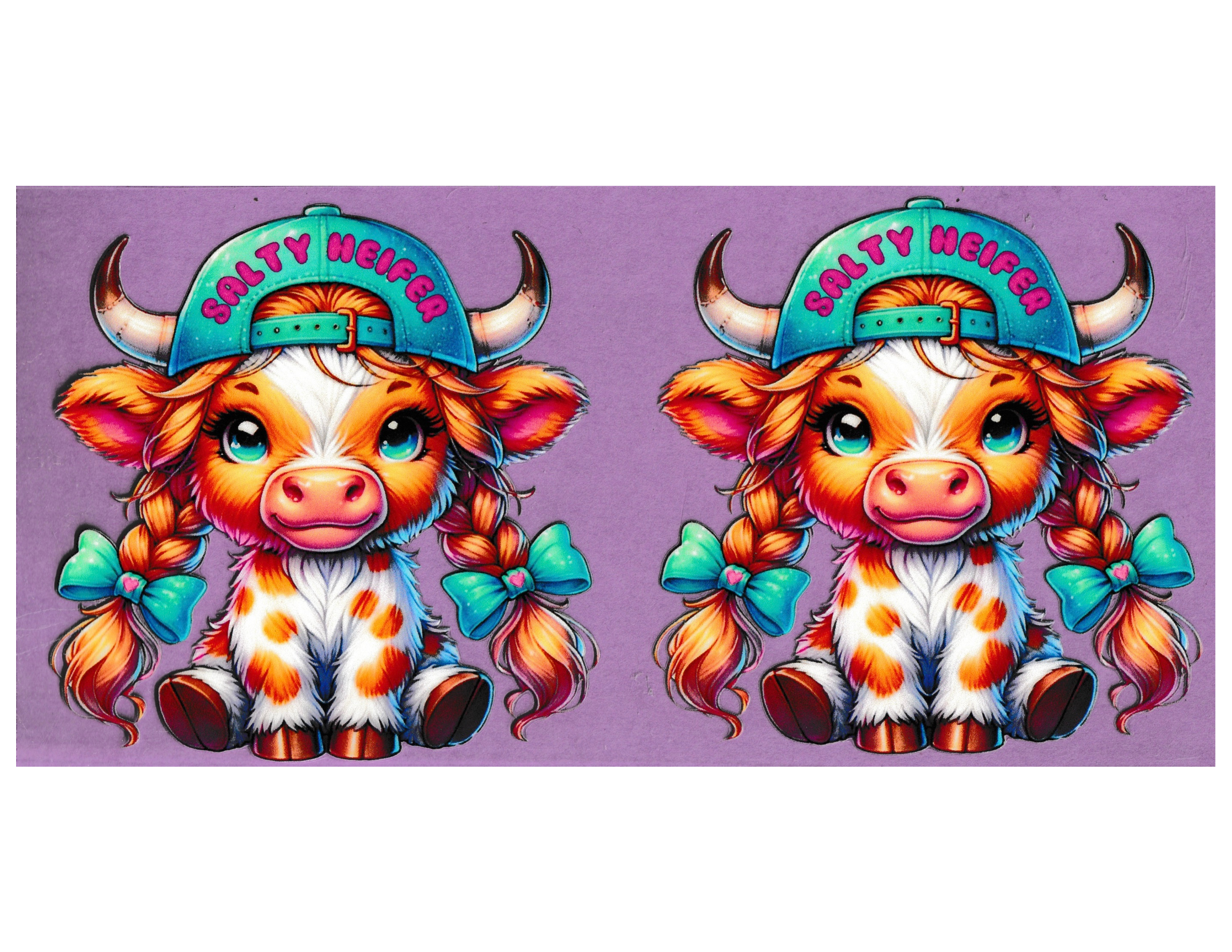 16oz Cup Wrap Cows