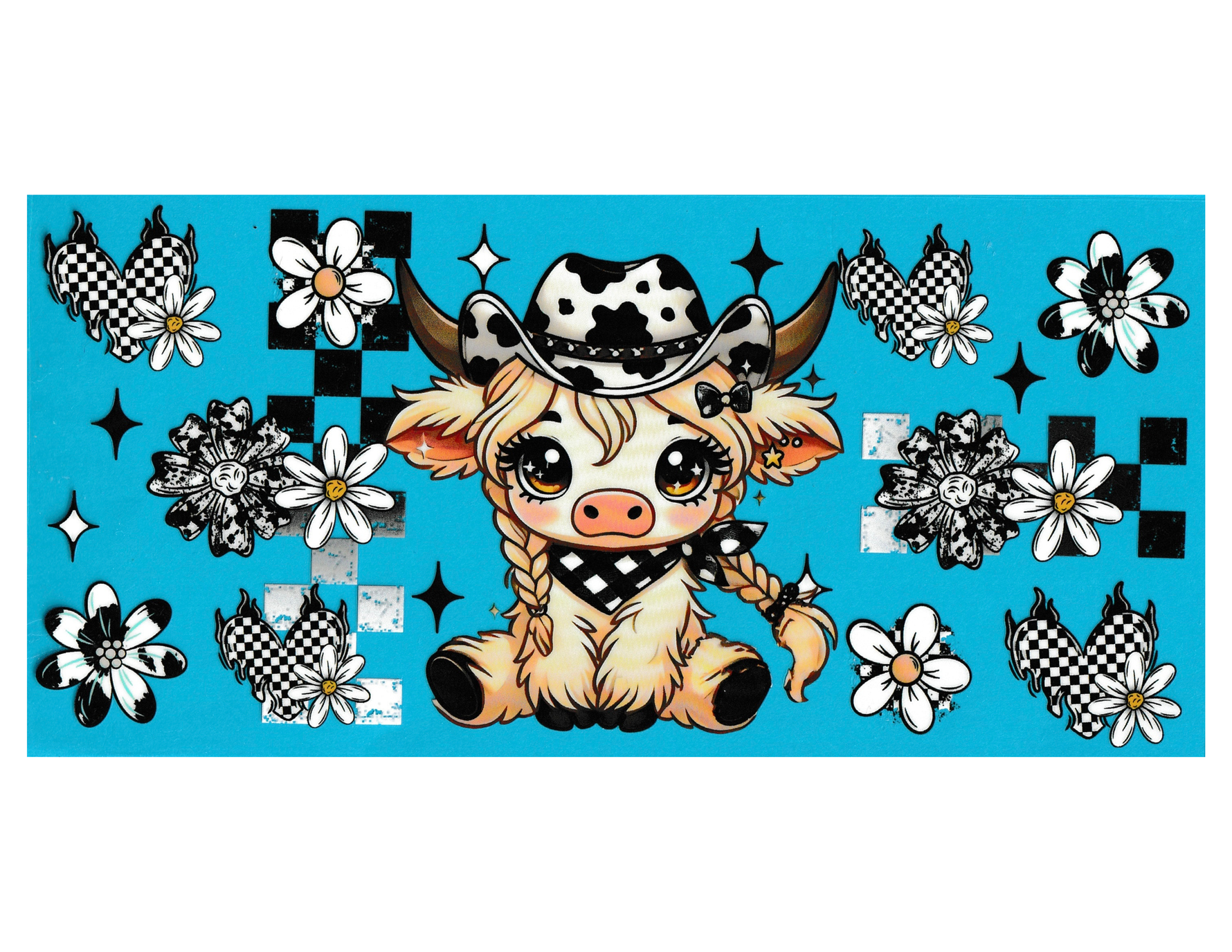 16oz Cup Wrap Cows