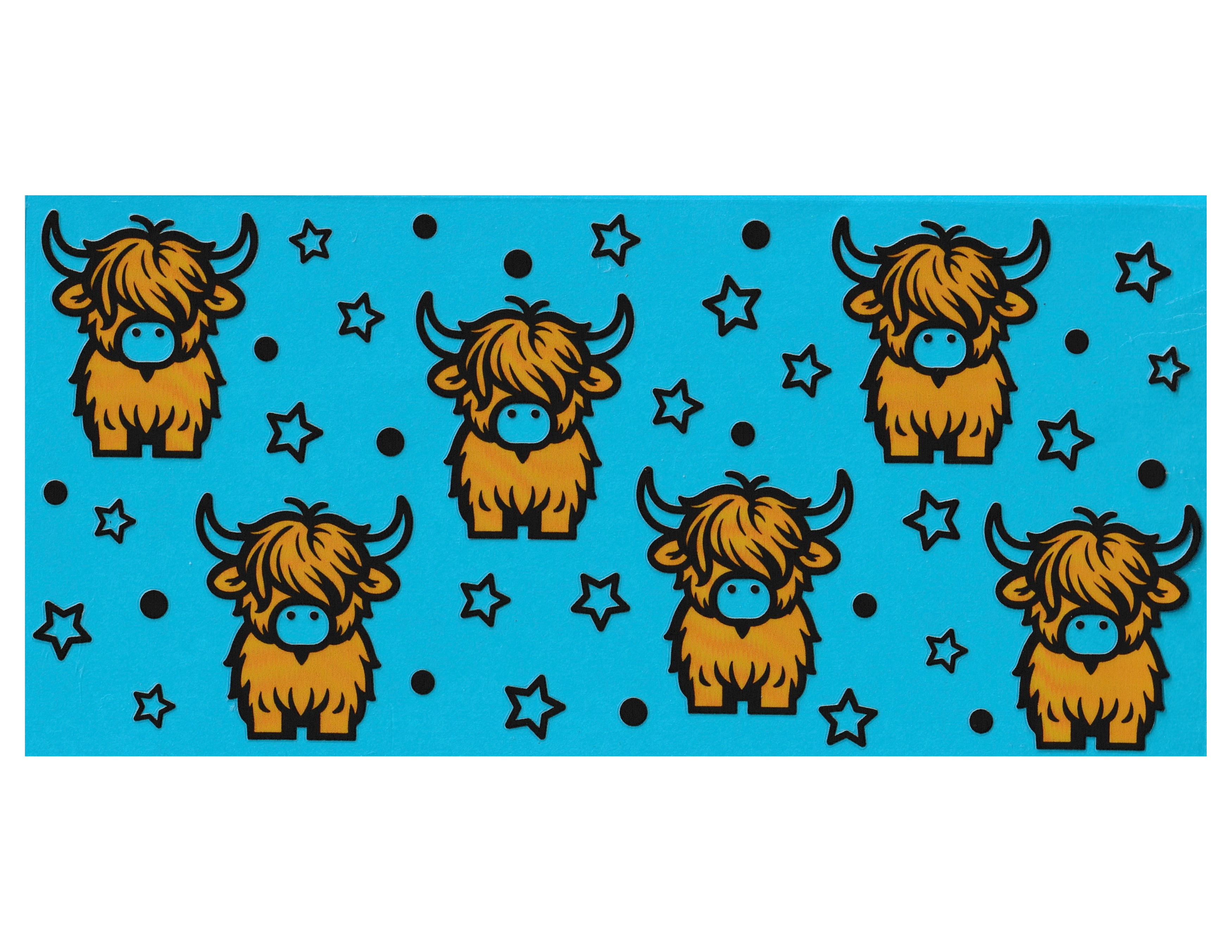 16oz Cup Wrap Cows