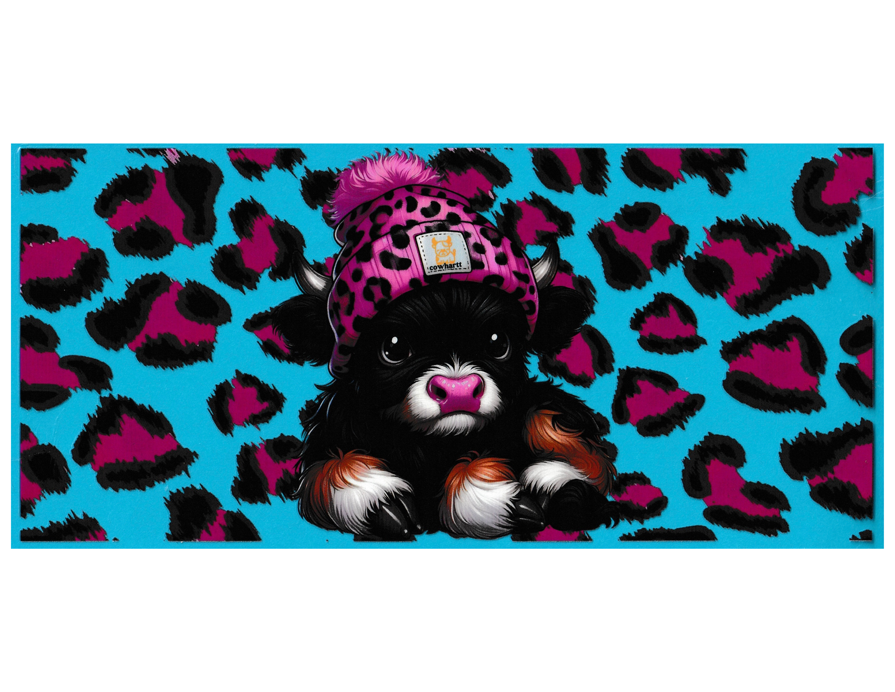 16oz Cup Wrap Cows