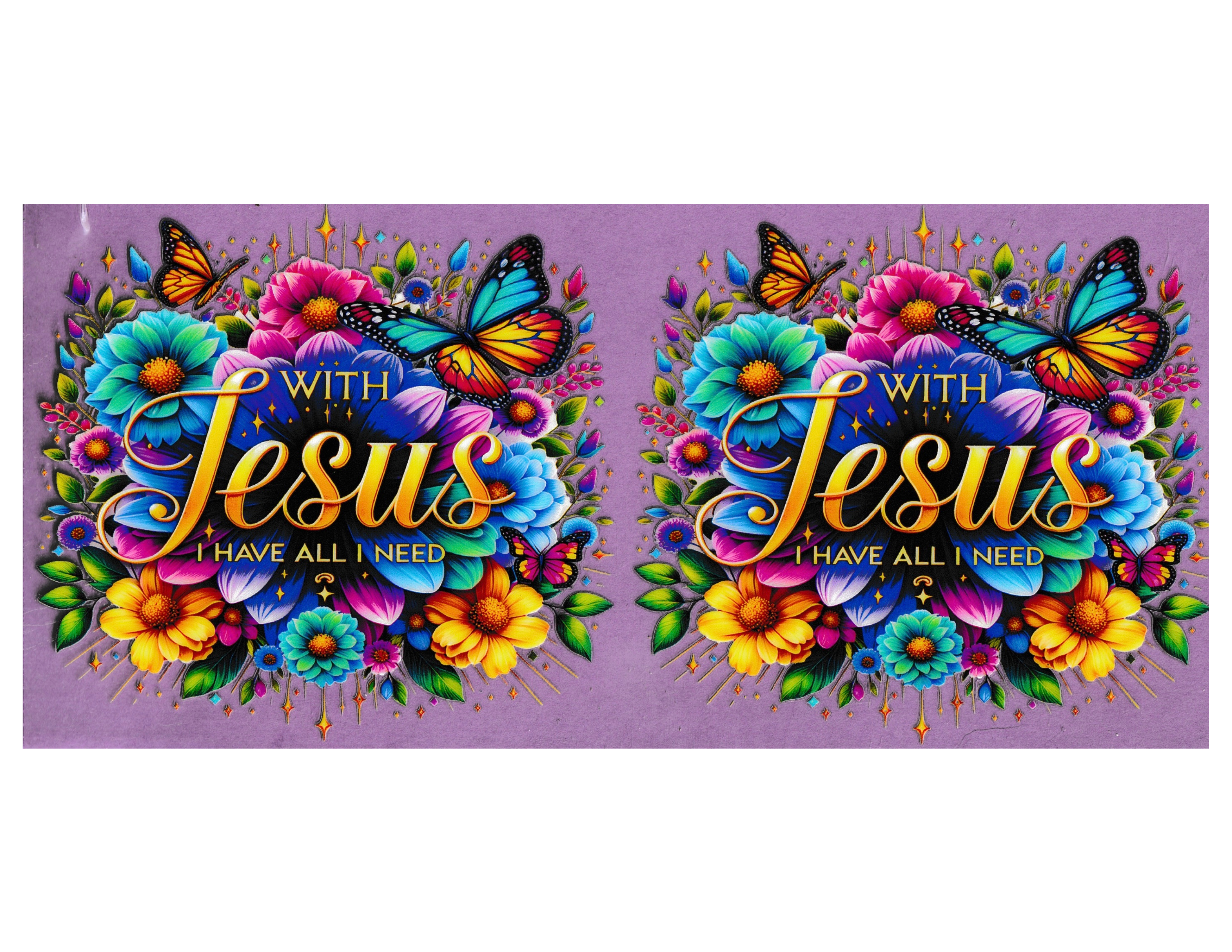 16oz Cup Wrap With Jesus