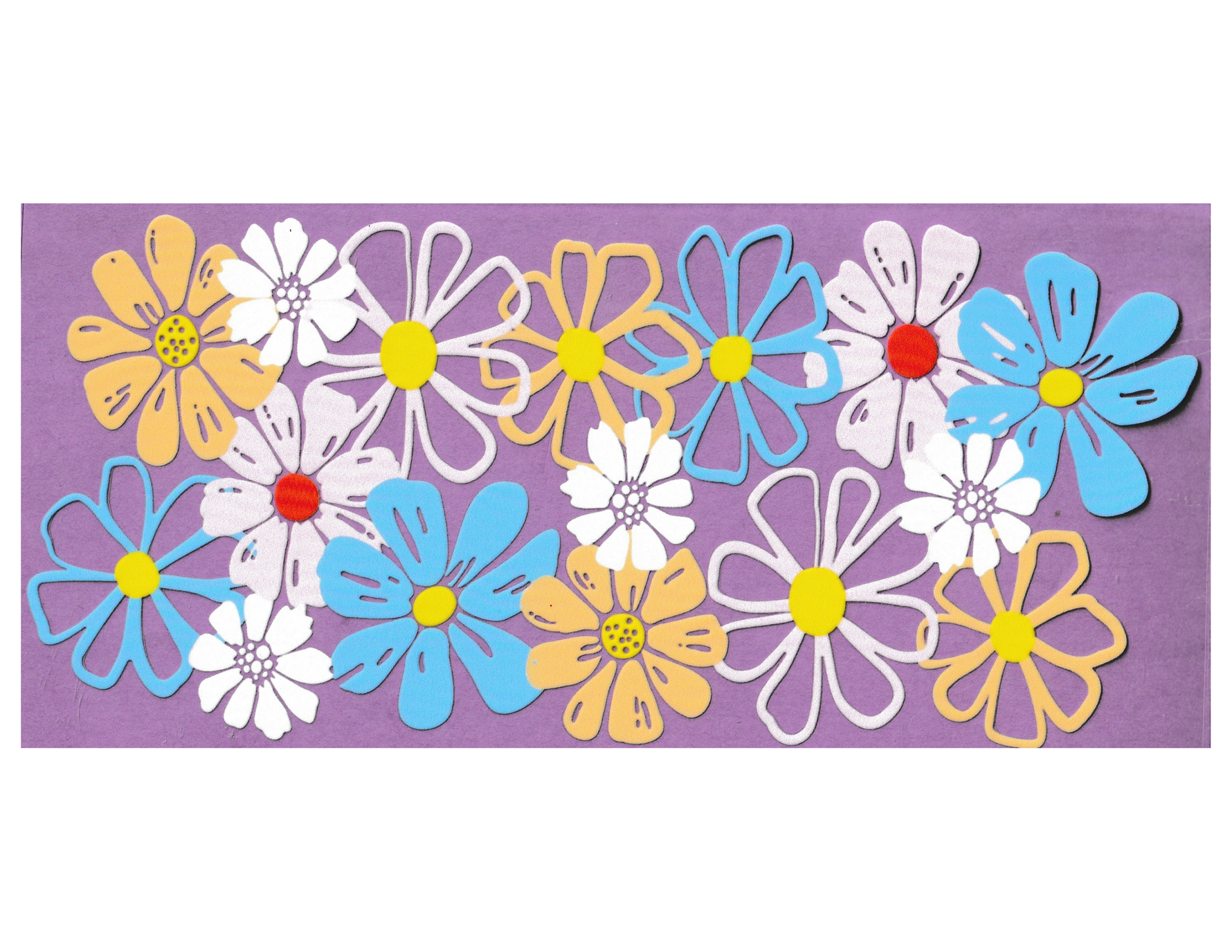 16oz Cup Wrap Flowers