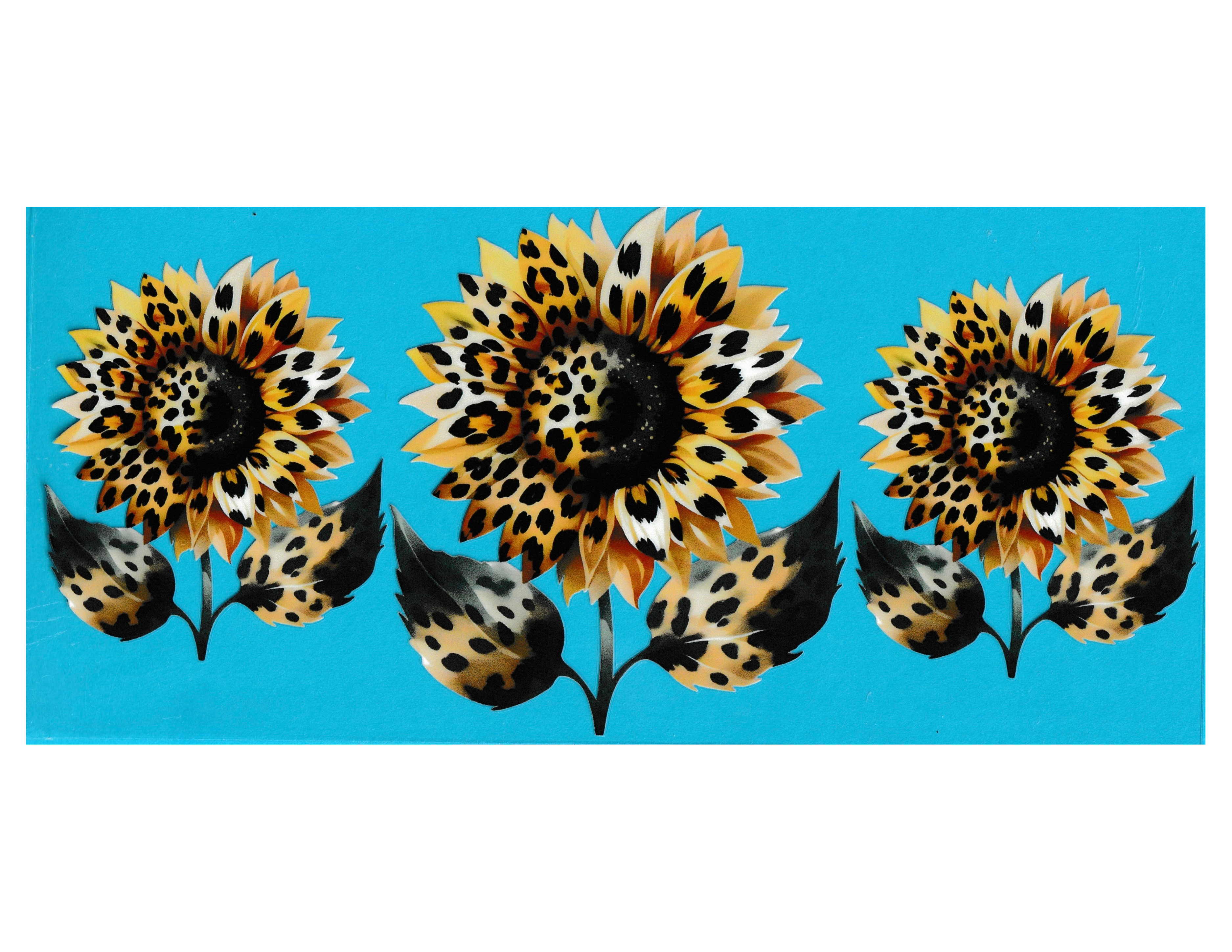 16oz Cup Wrap Sunflowers