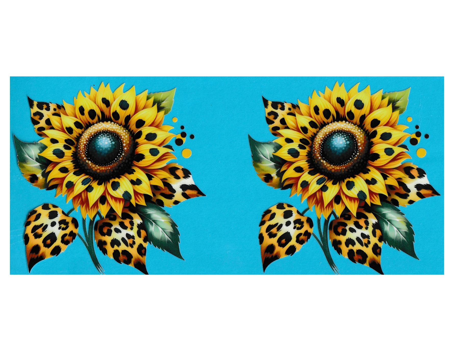 16oz Cup Wrap Sunflower