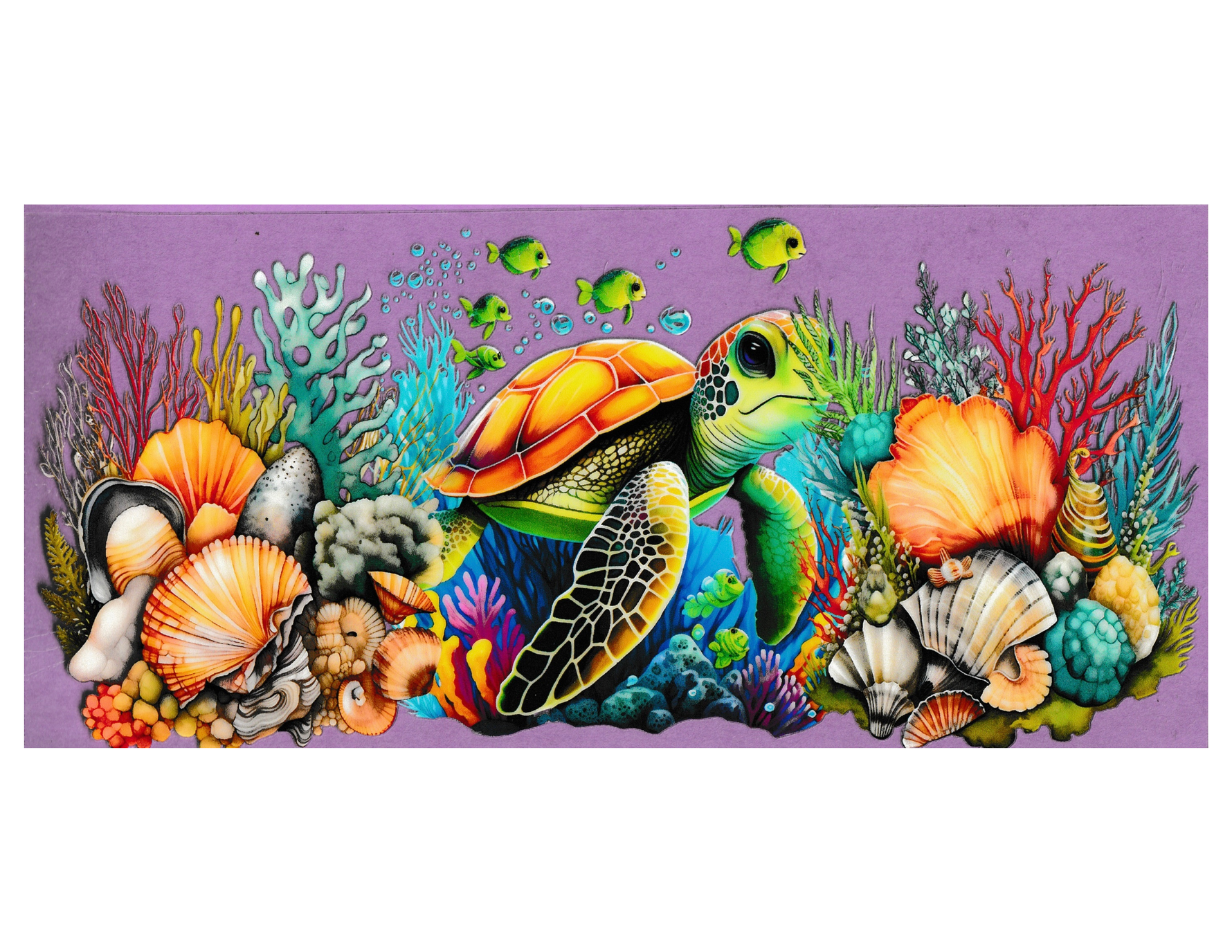 16oz Cup Wrap Turtle