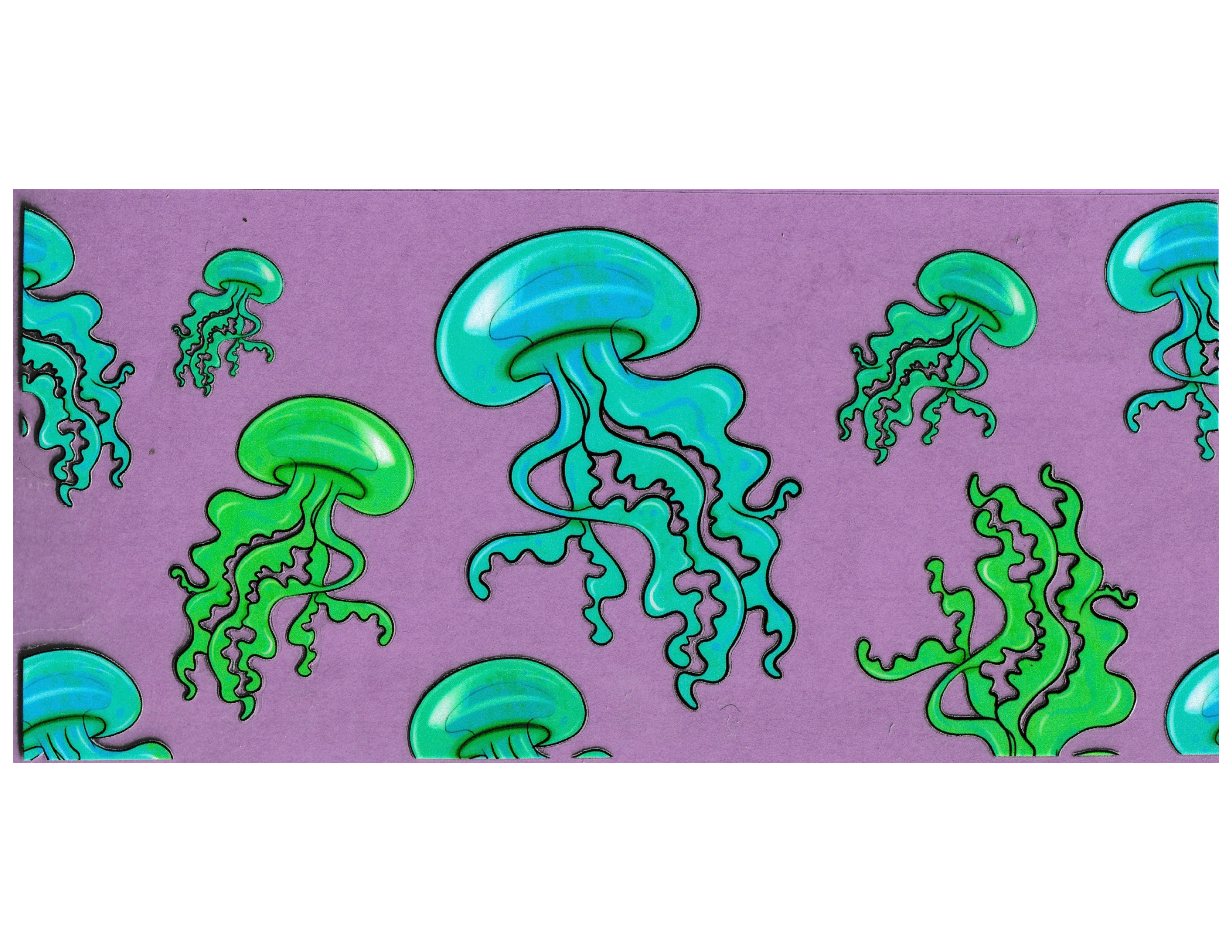 16oz Cup Wrap Jellyfish