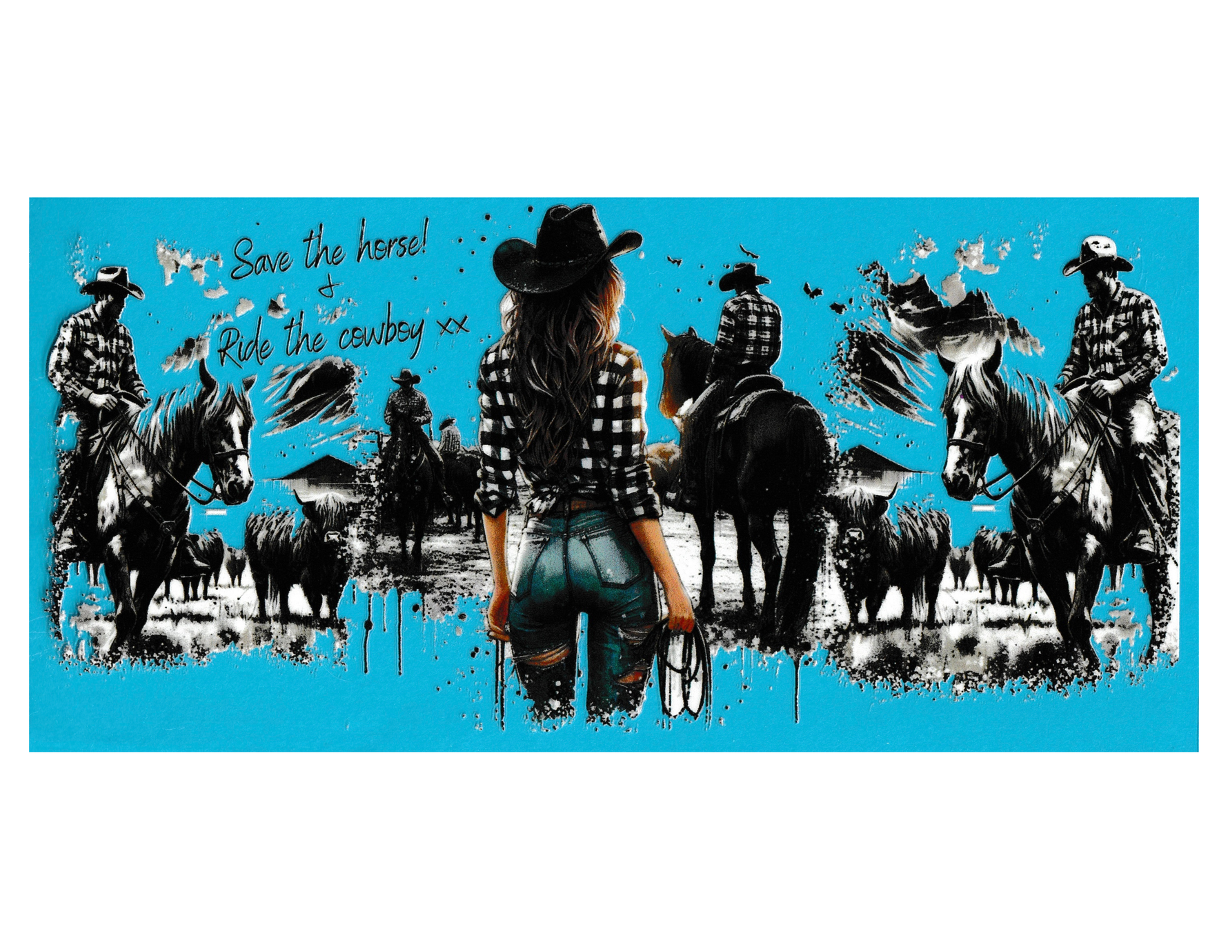 16oz Cup Wrap Save the Horse