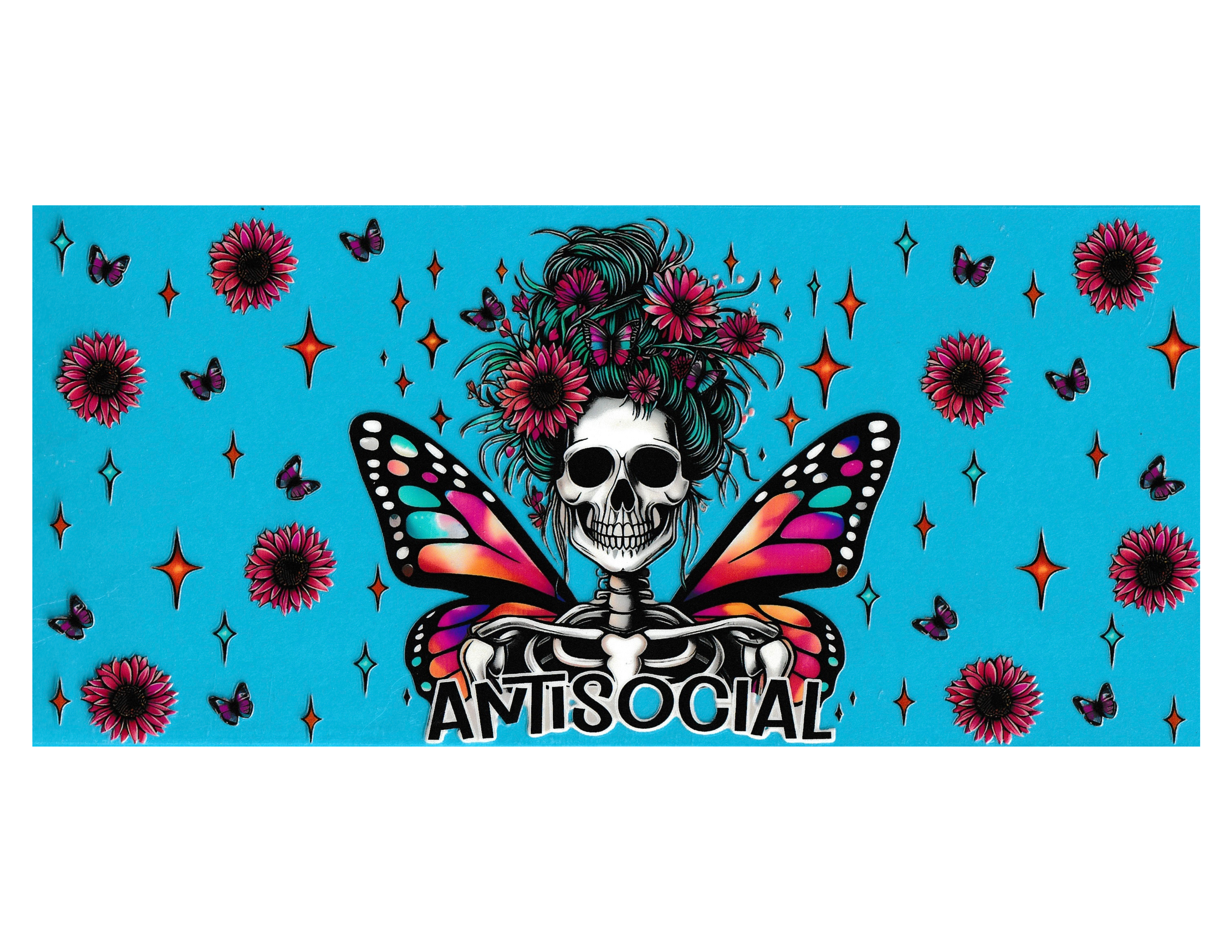 16oz Cup Wrap Antisocial