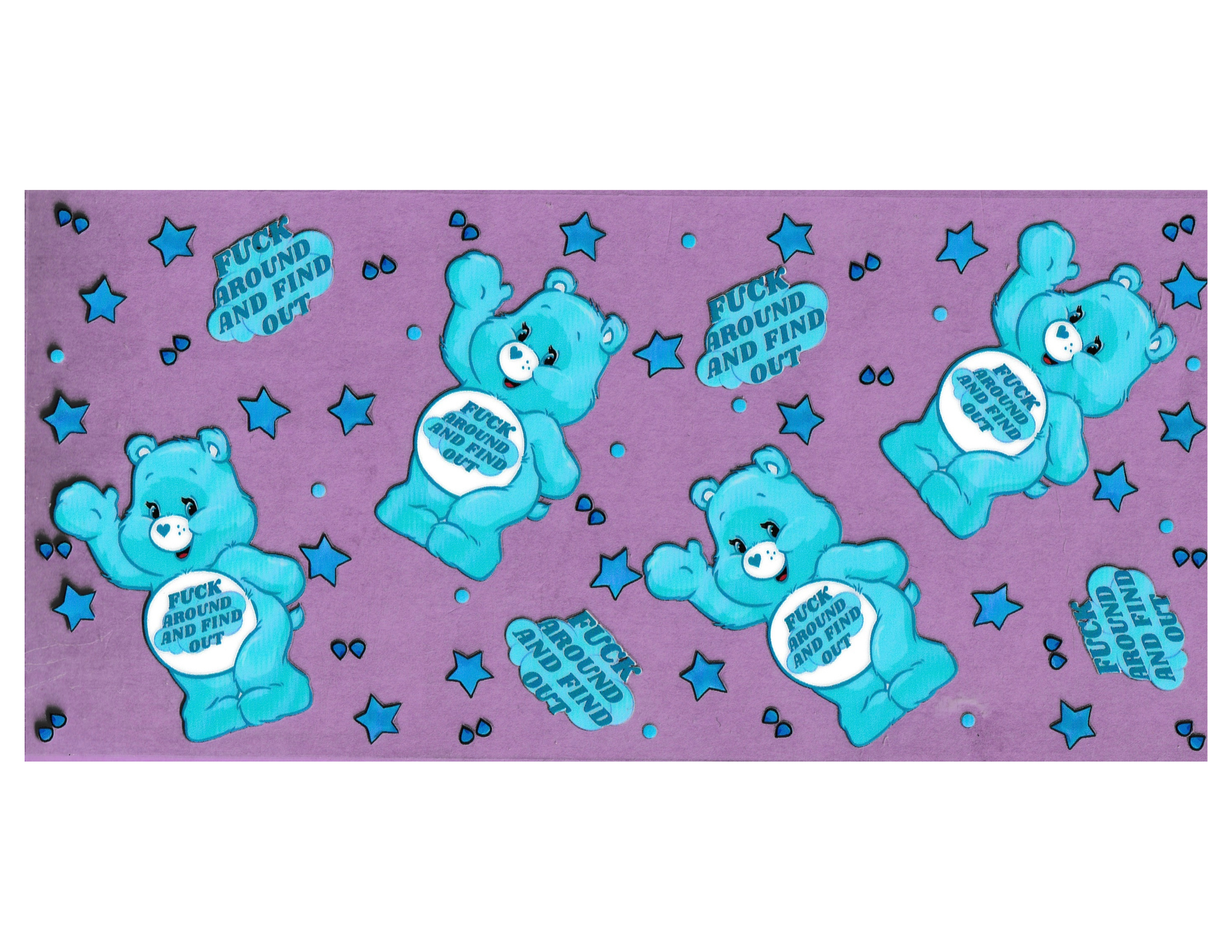 16oz Cup Wrap Swear Bear