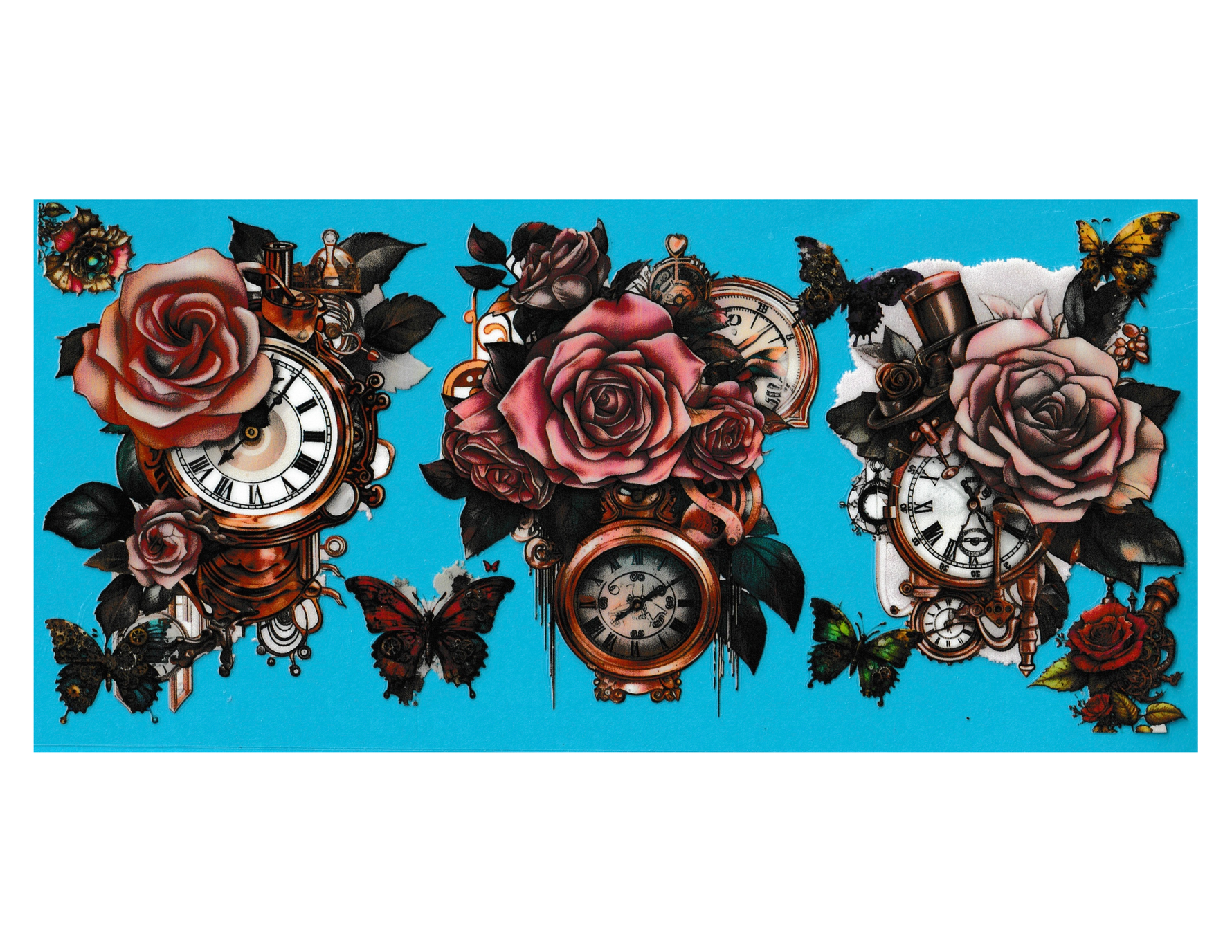 16oz Cup Wrap Steampunk