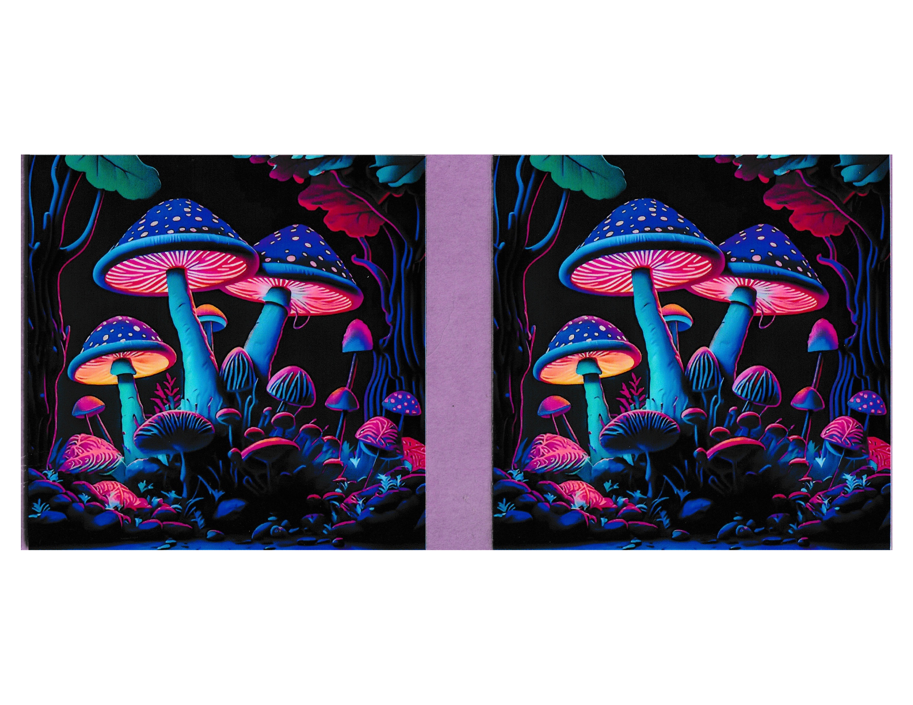 16oz Cup Wrap Magical Mushrooms