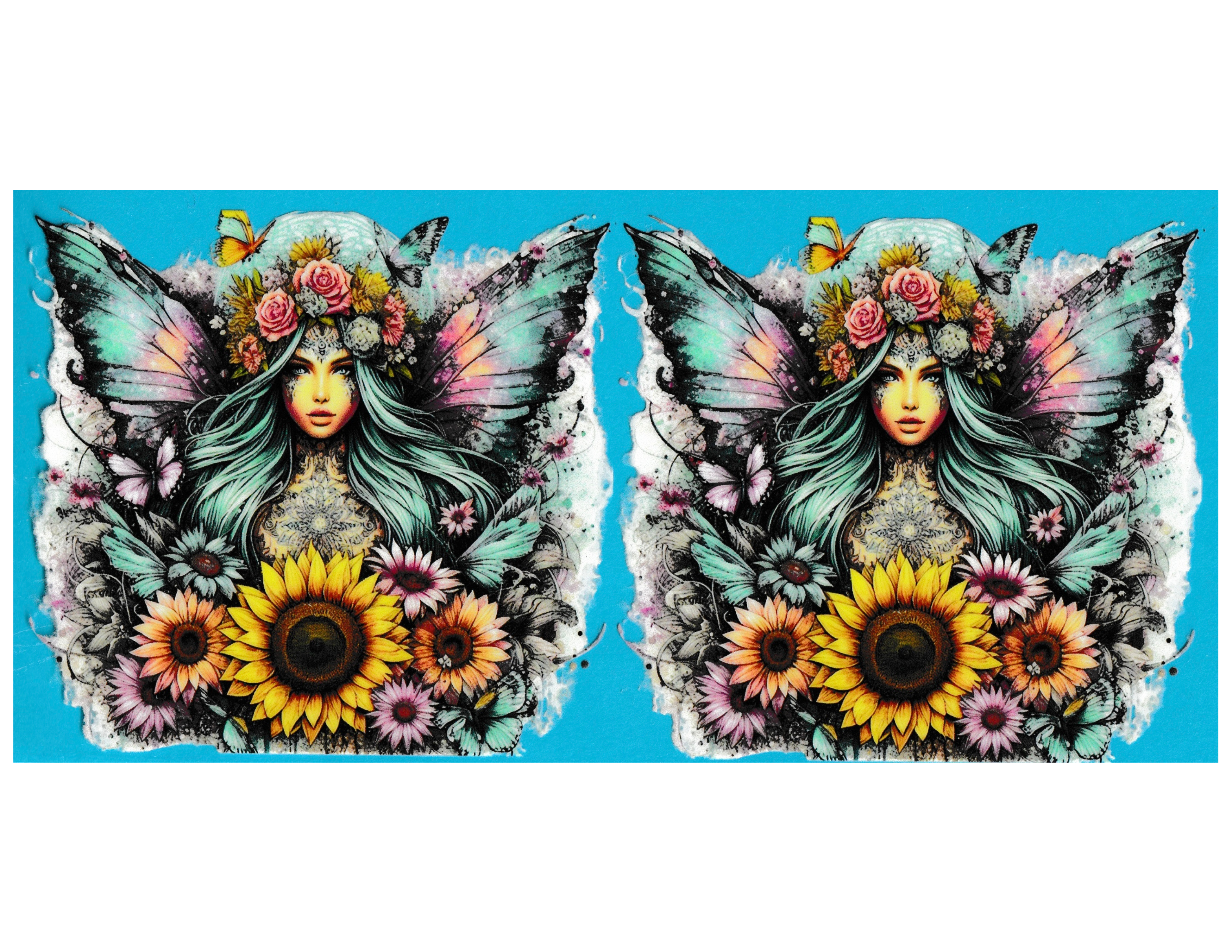 16oz Cup Wrap  Fairies