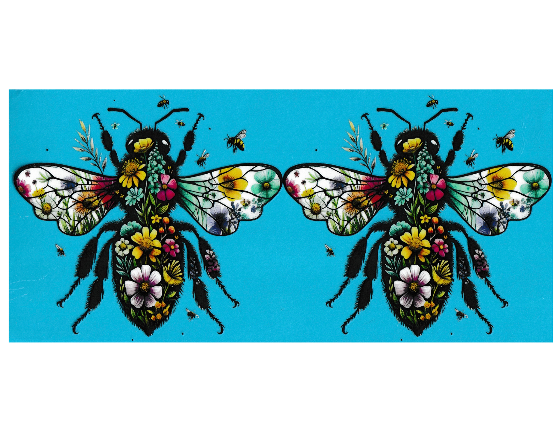16oz Cup Wrap Bees