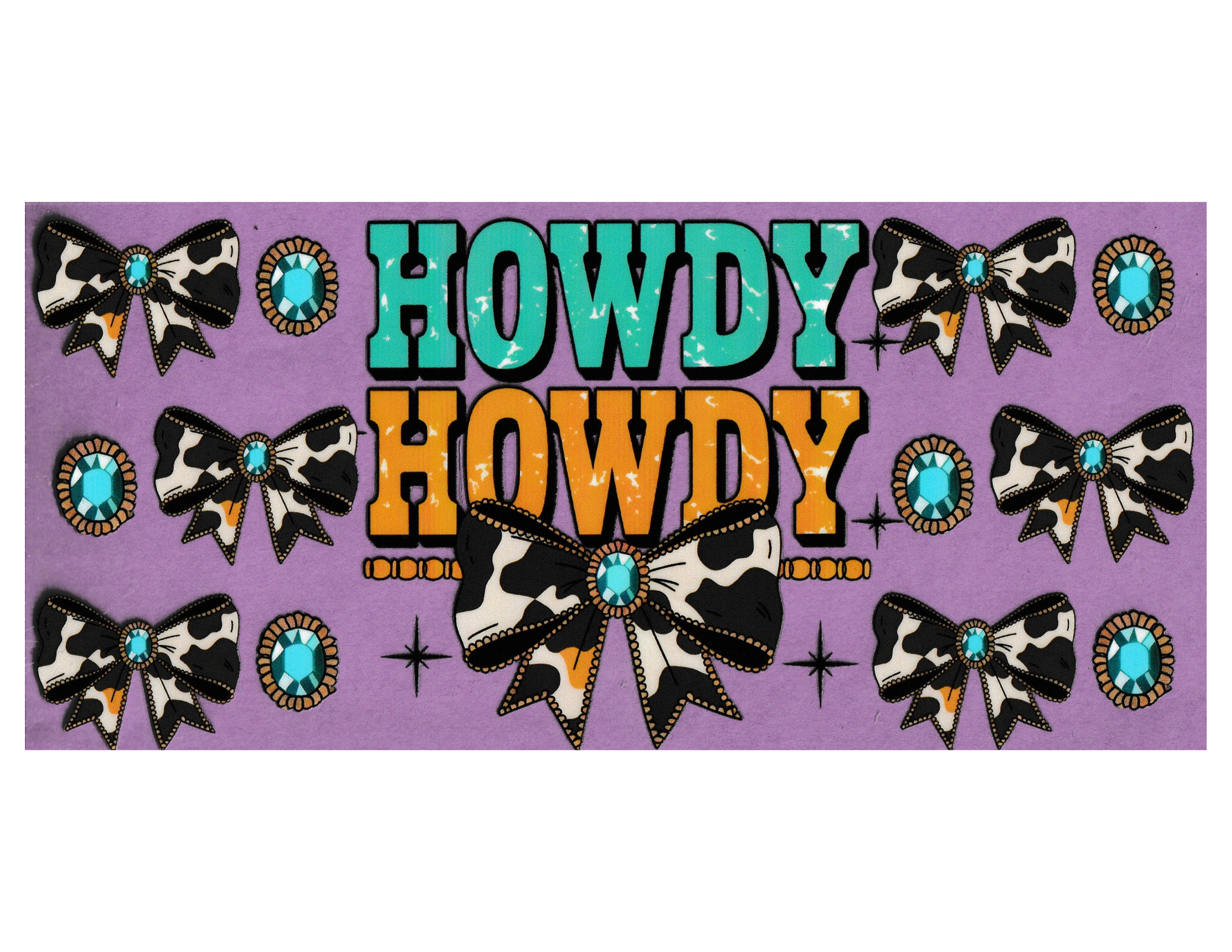 16oz Cup Wrap Howdy