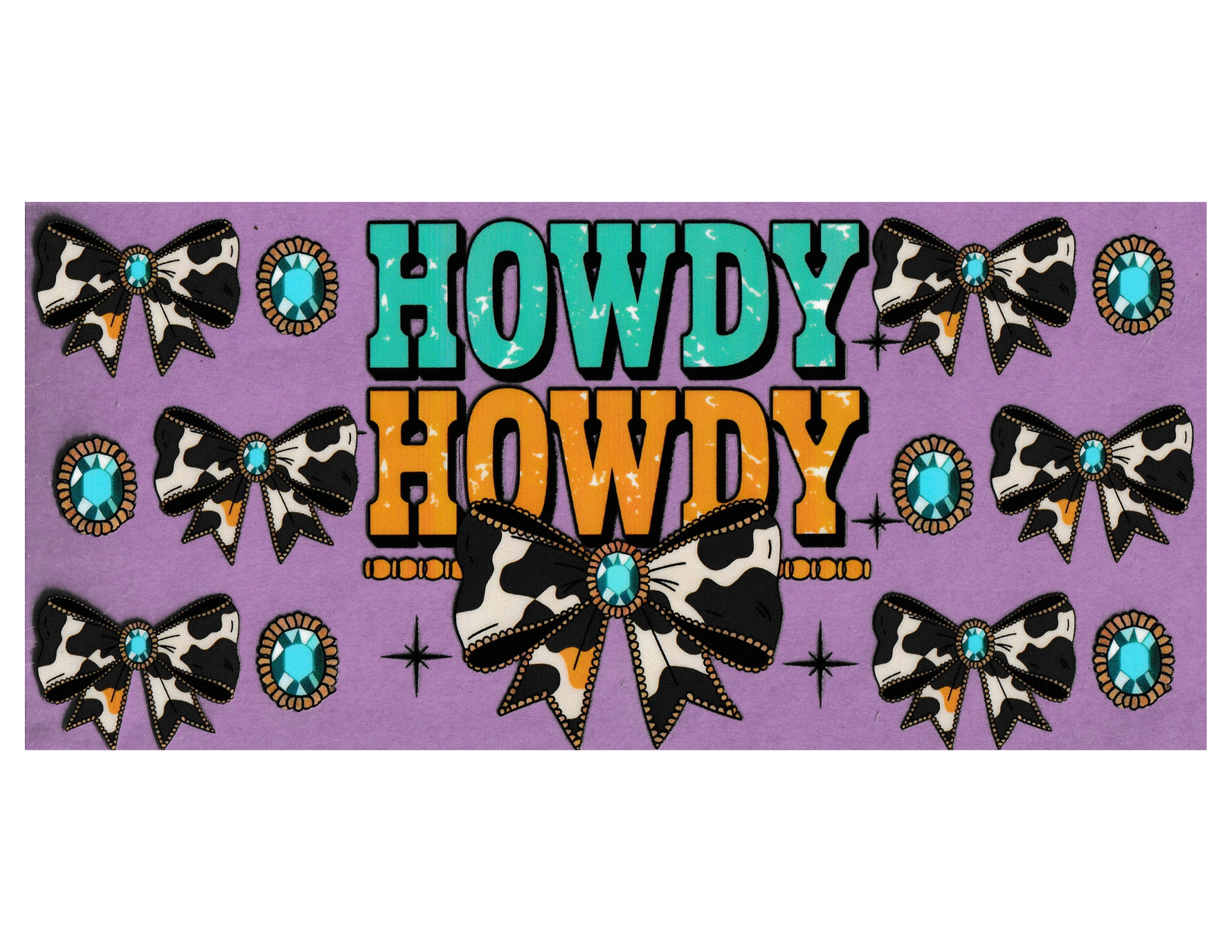 16oz Cup Wrap Howdy
