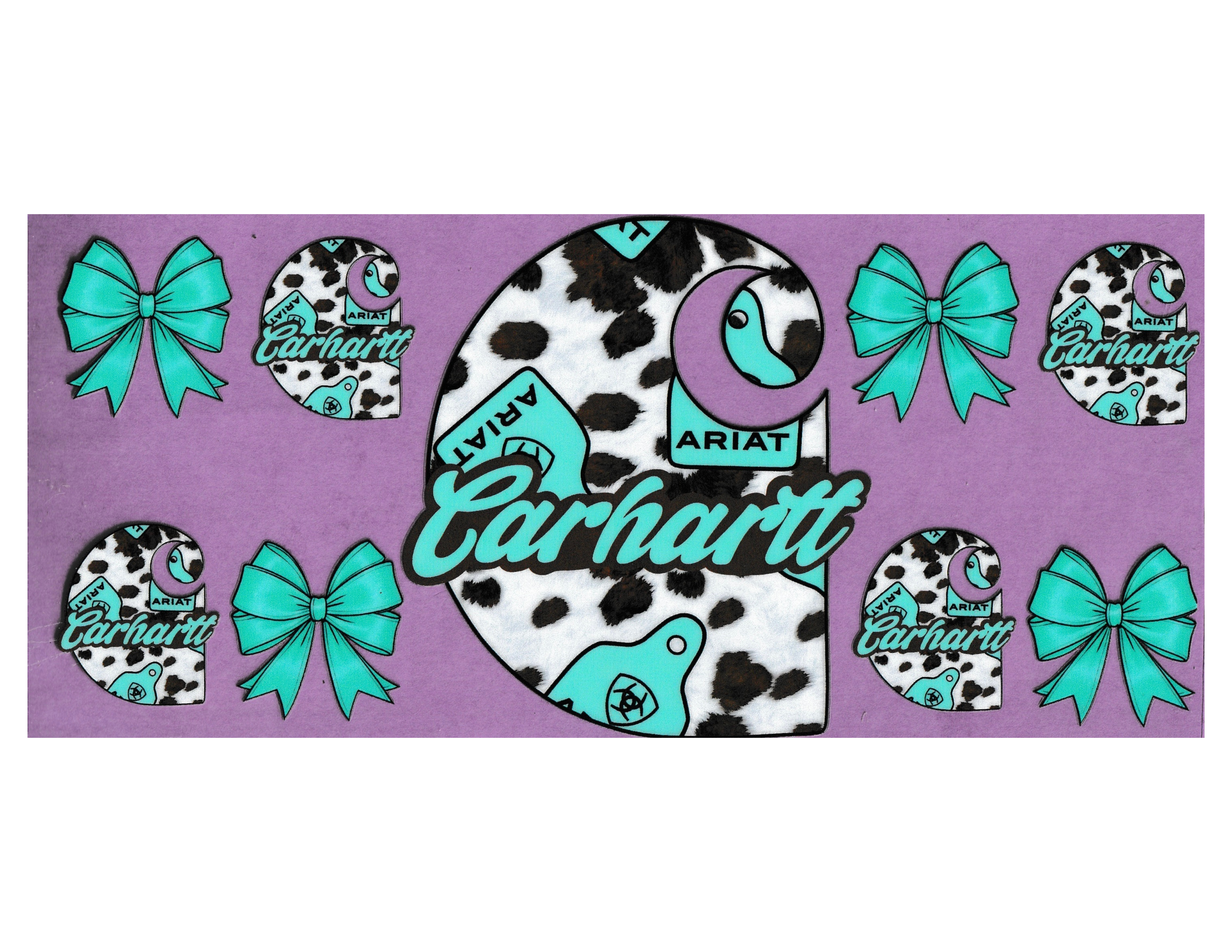 16oz Cup Wrap Western Brand