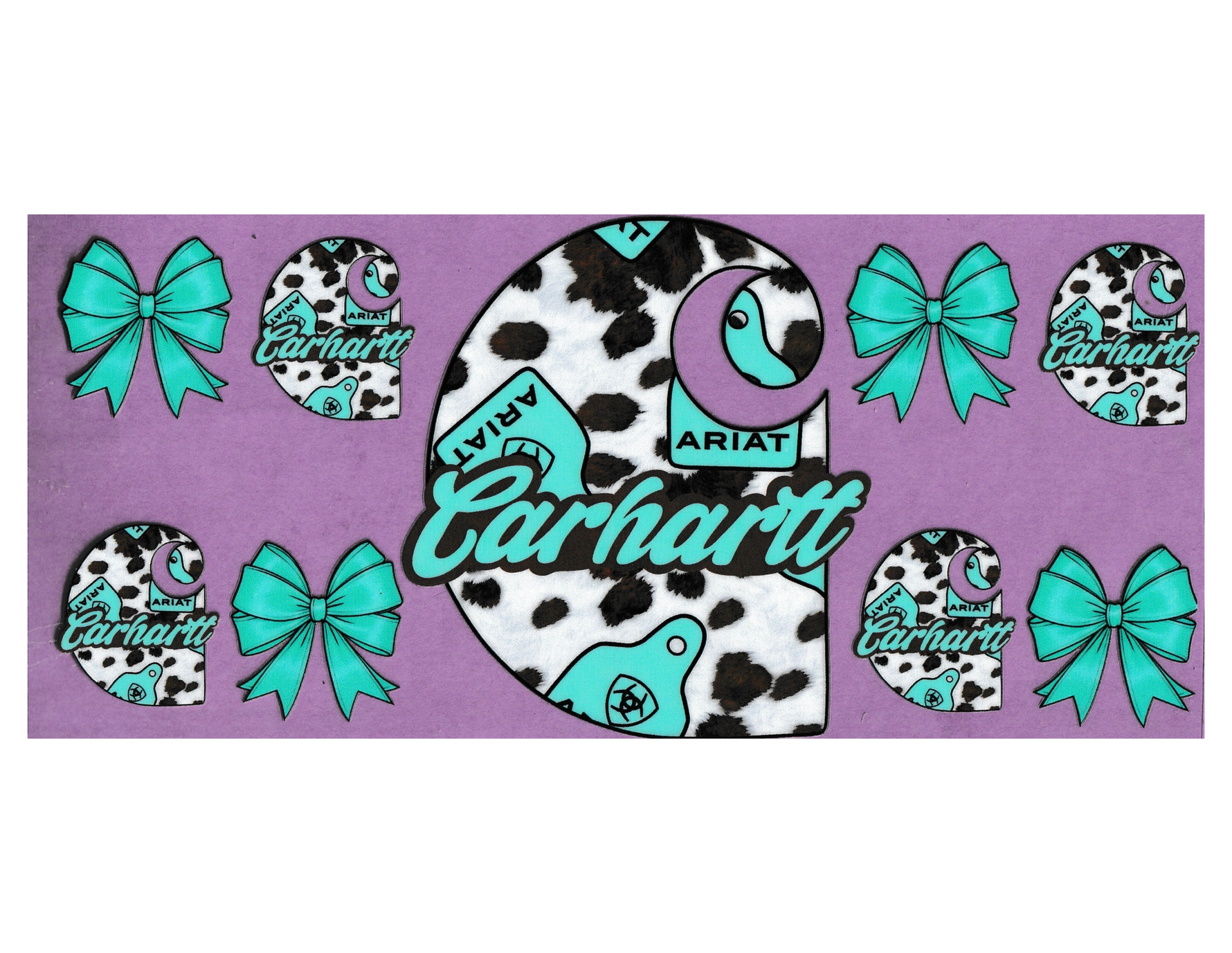 16oz Cup Wrap Western Brand