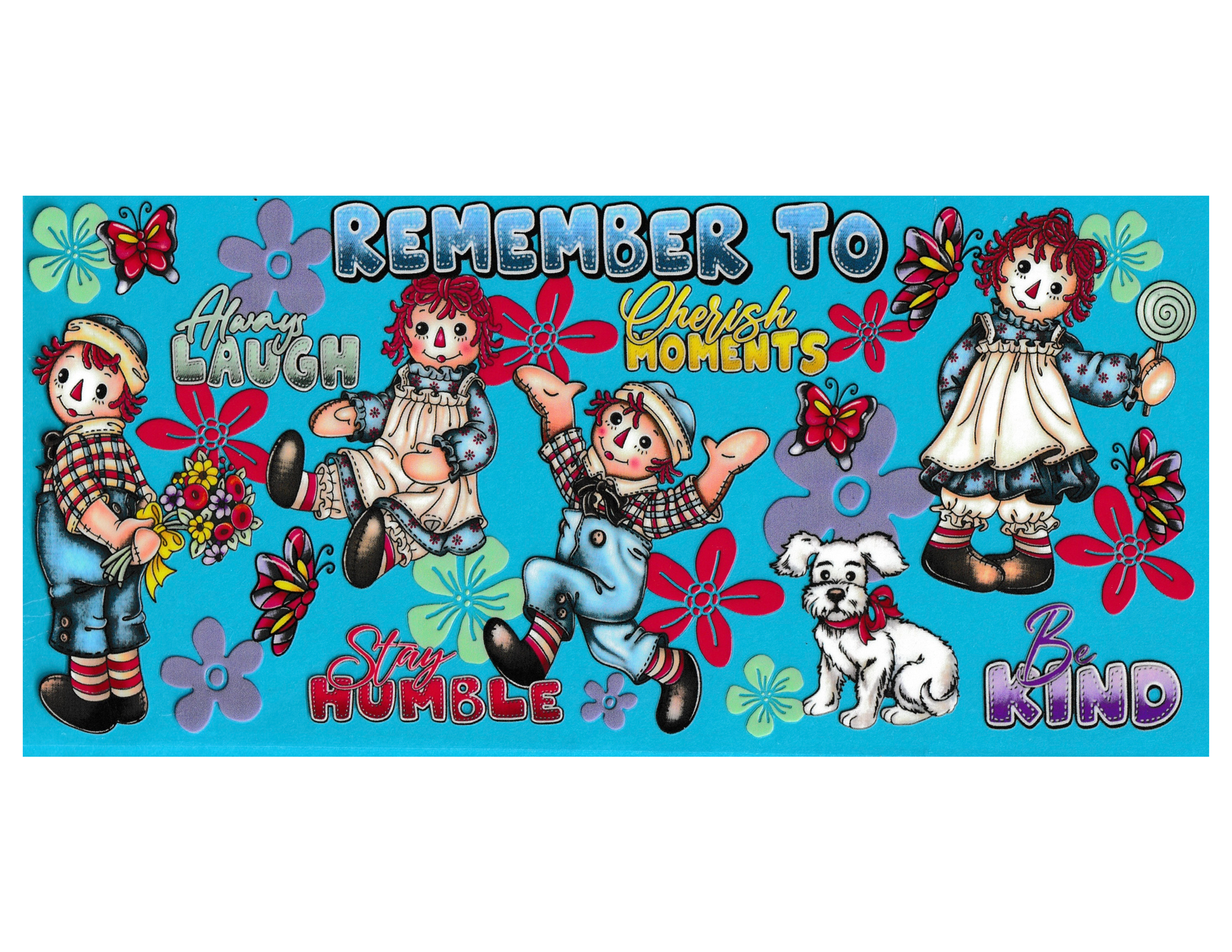 16oz Cup Wrap Raggedy Ann