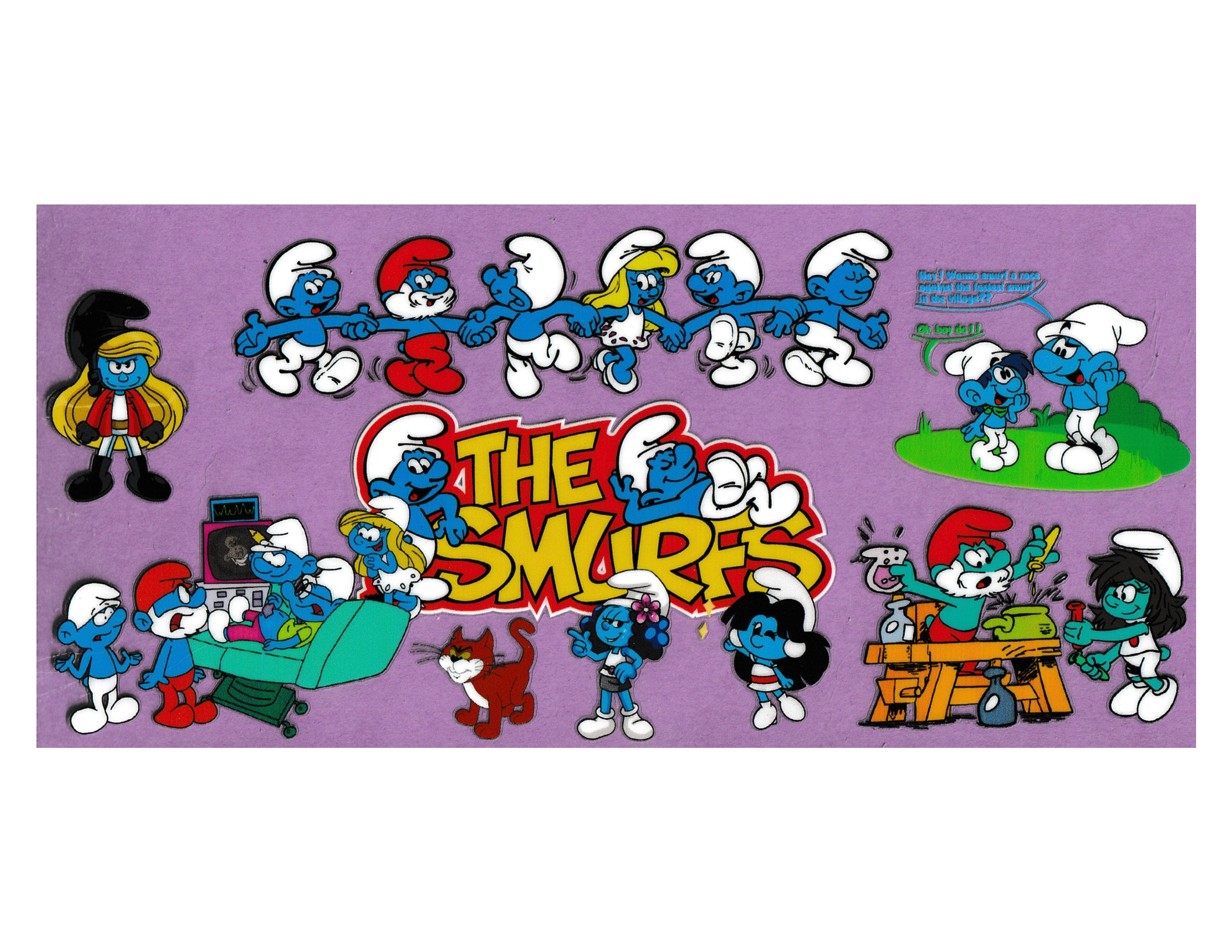 16oz Cup Wrap Smurf